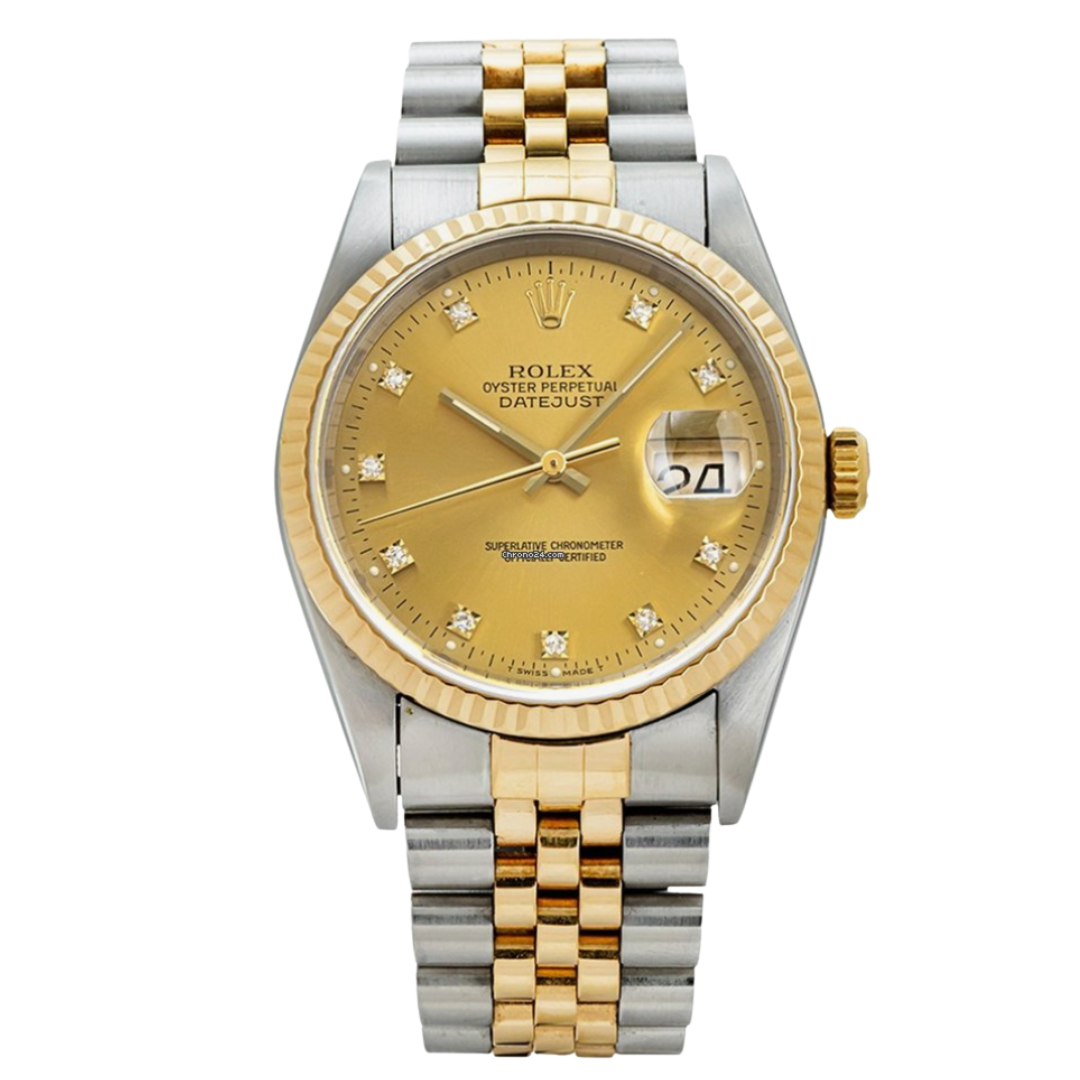 Rolex Datejust - Factory Diamond Dial 36MM - 1990's FABRIX1