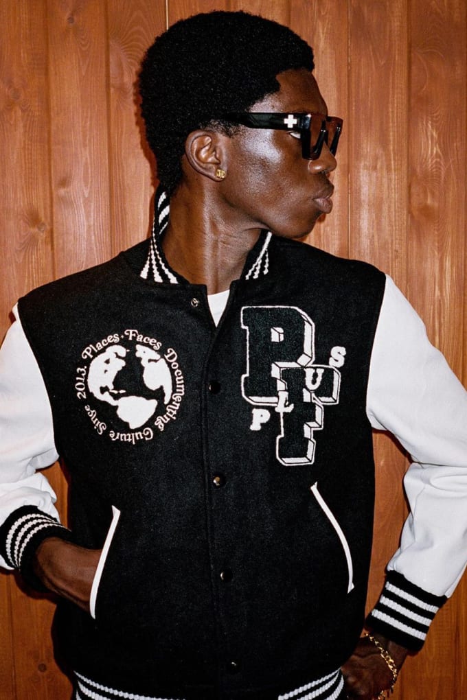 Places Plus Faces Varsity Jacket Original Allure