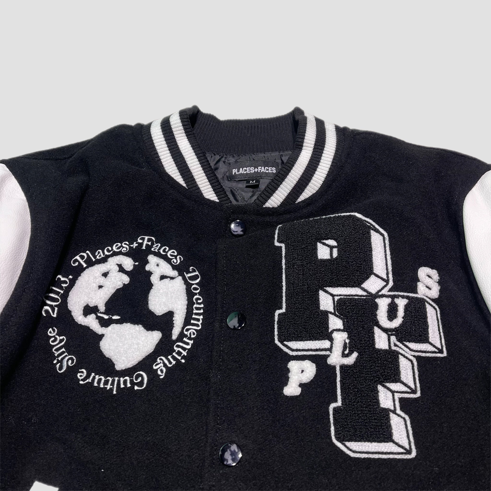 Places Plus Faces Varsity Jacket Original Allure