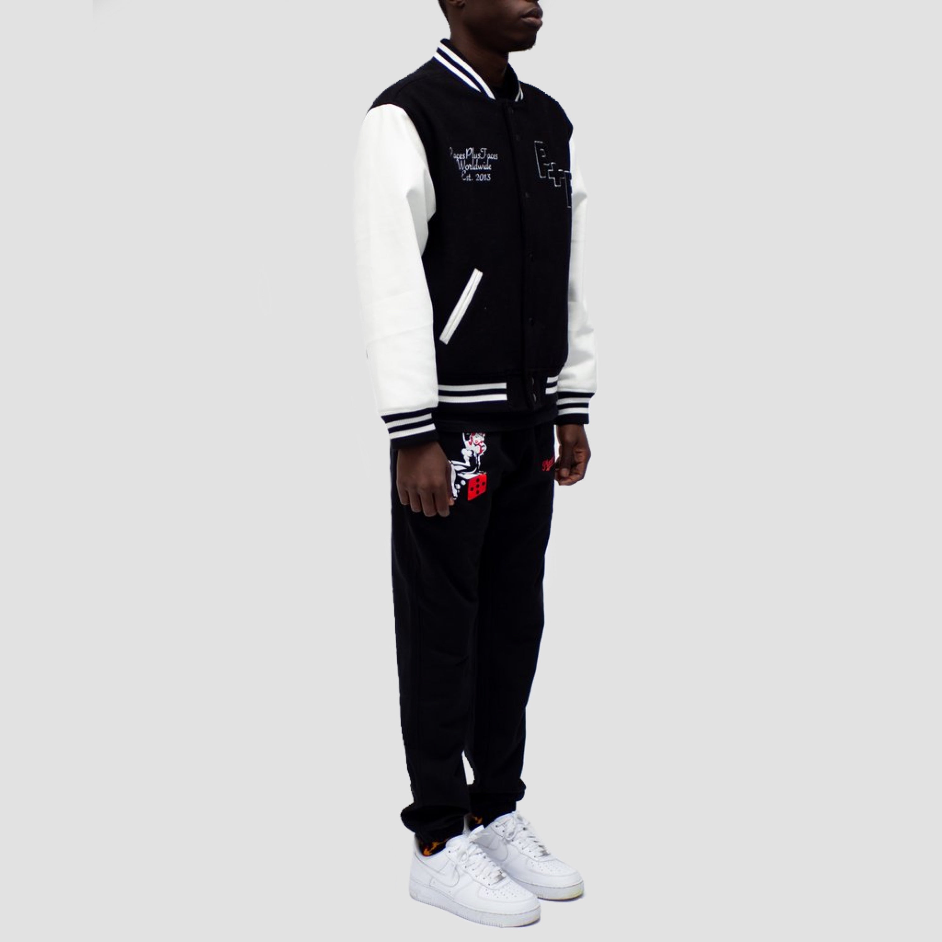 Places Plus Faces Varsity Jacket - Original Allure