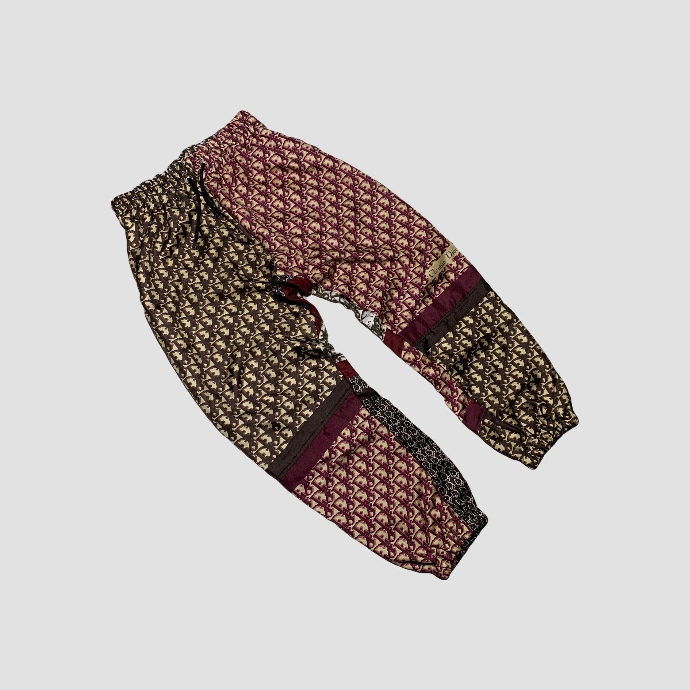 Custom Made Patchwork Monogram Joggers With Face Mask - Original Allure