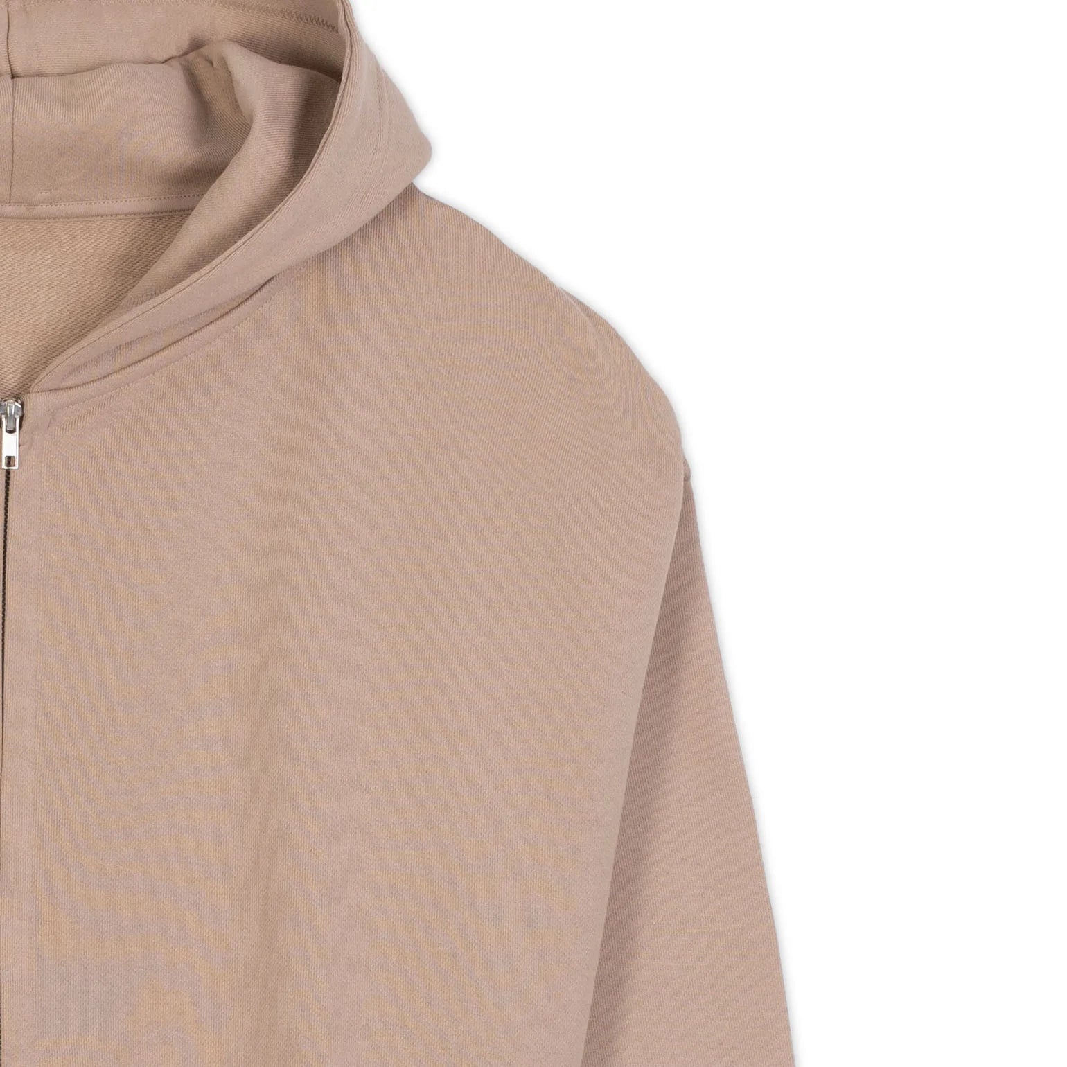 Croissant Oversized Zipped Hoodie Original Allure