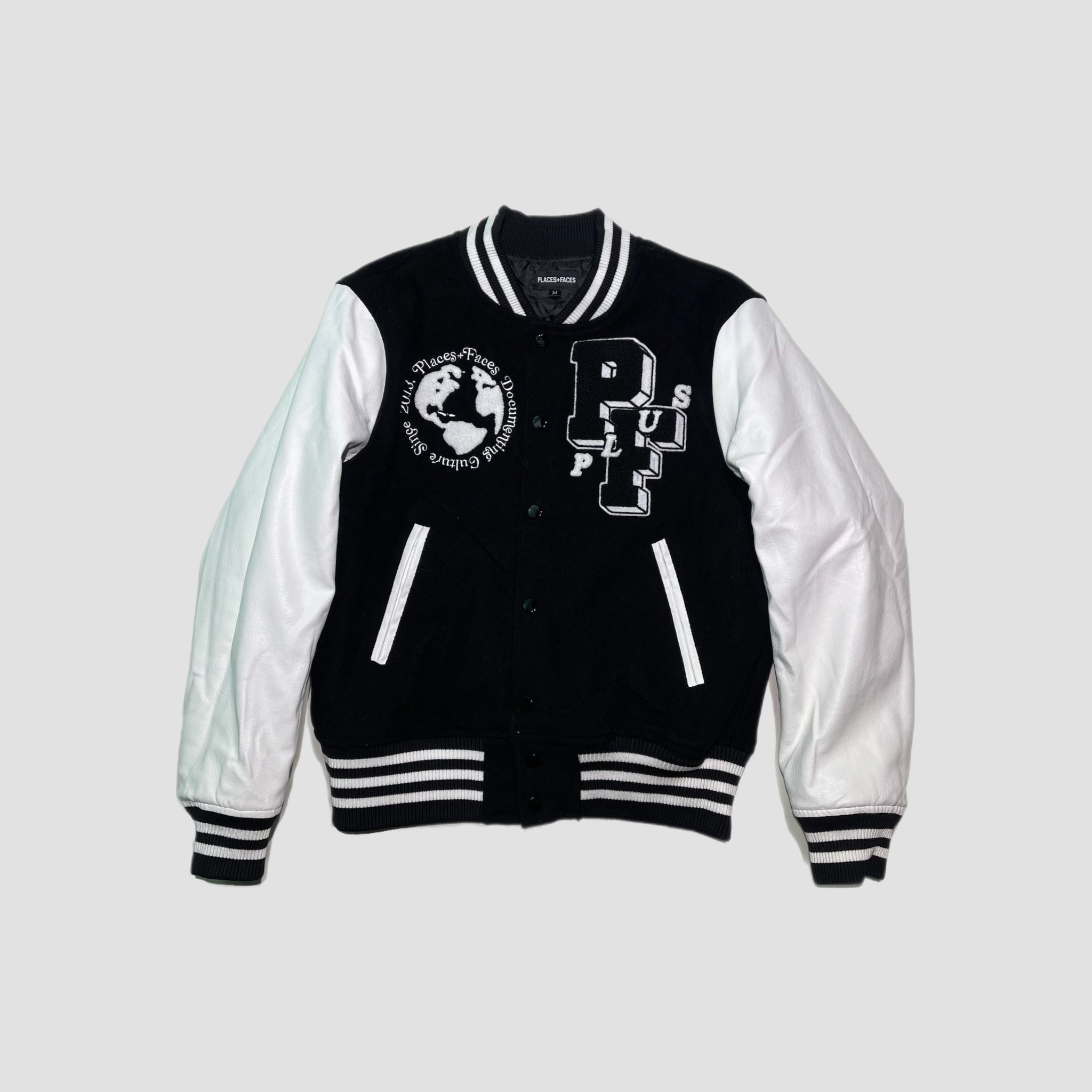 Places Plus Faces Varsity Jacket Original Allure