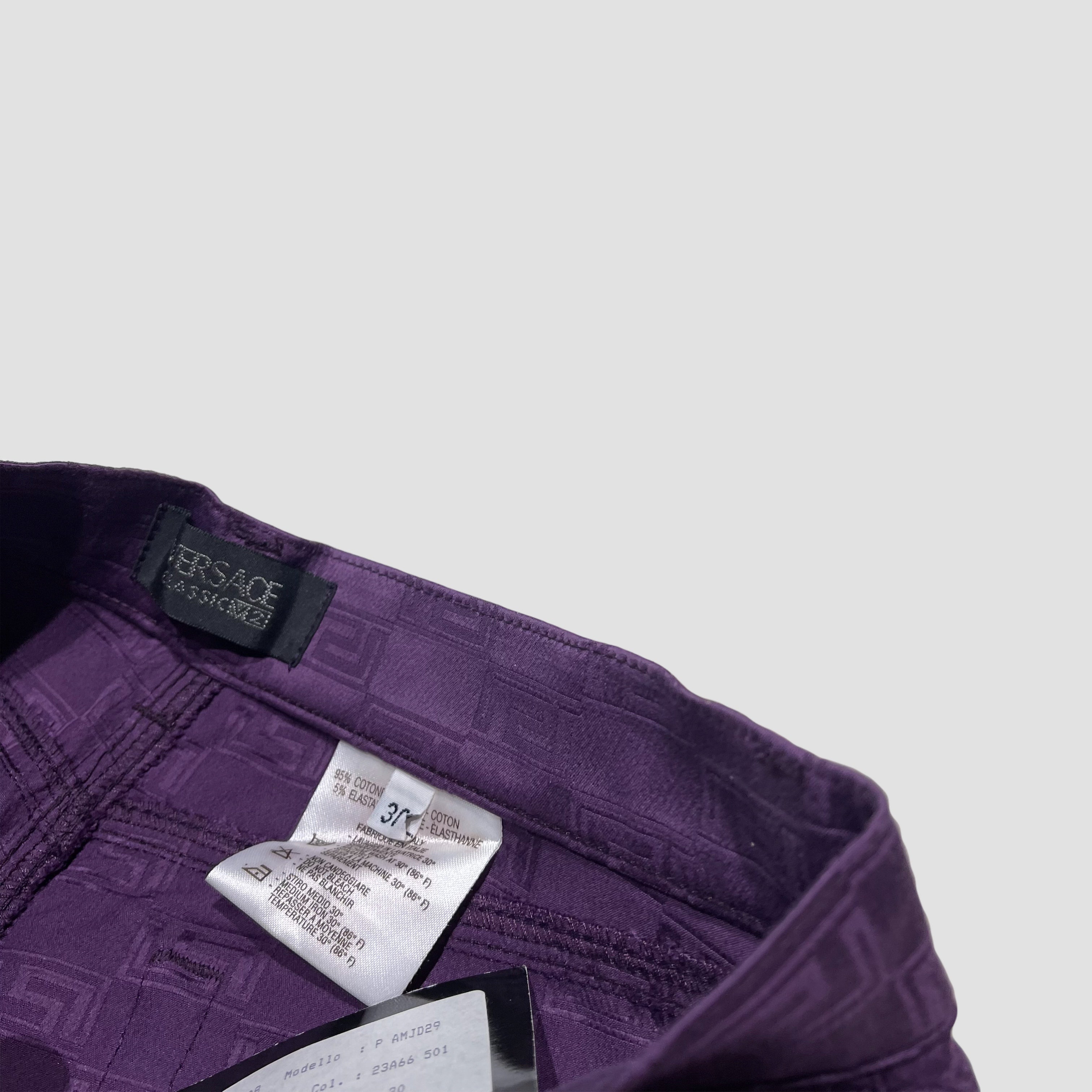 Gianni Versace 90’s Monogram Trousers Original Allure