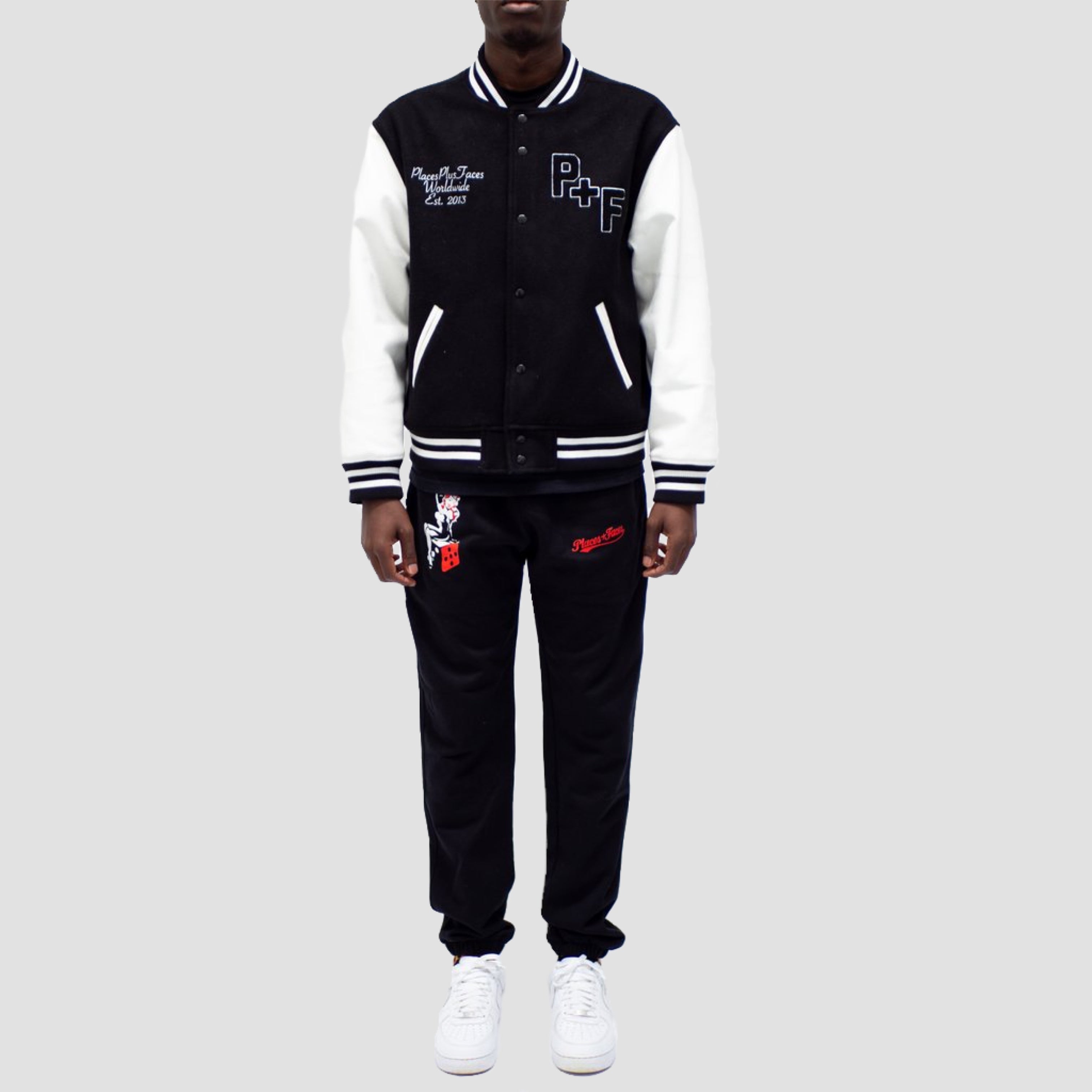 Places Plus Faces Varsity Jacket - Original Allure