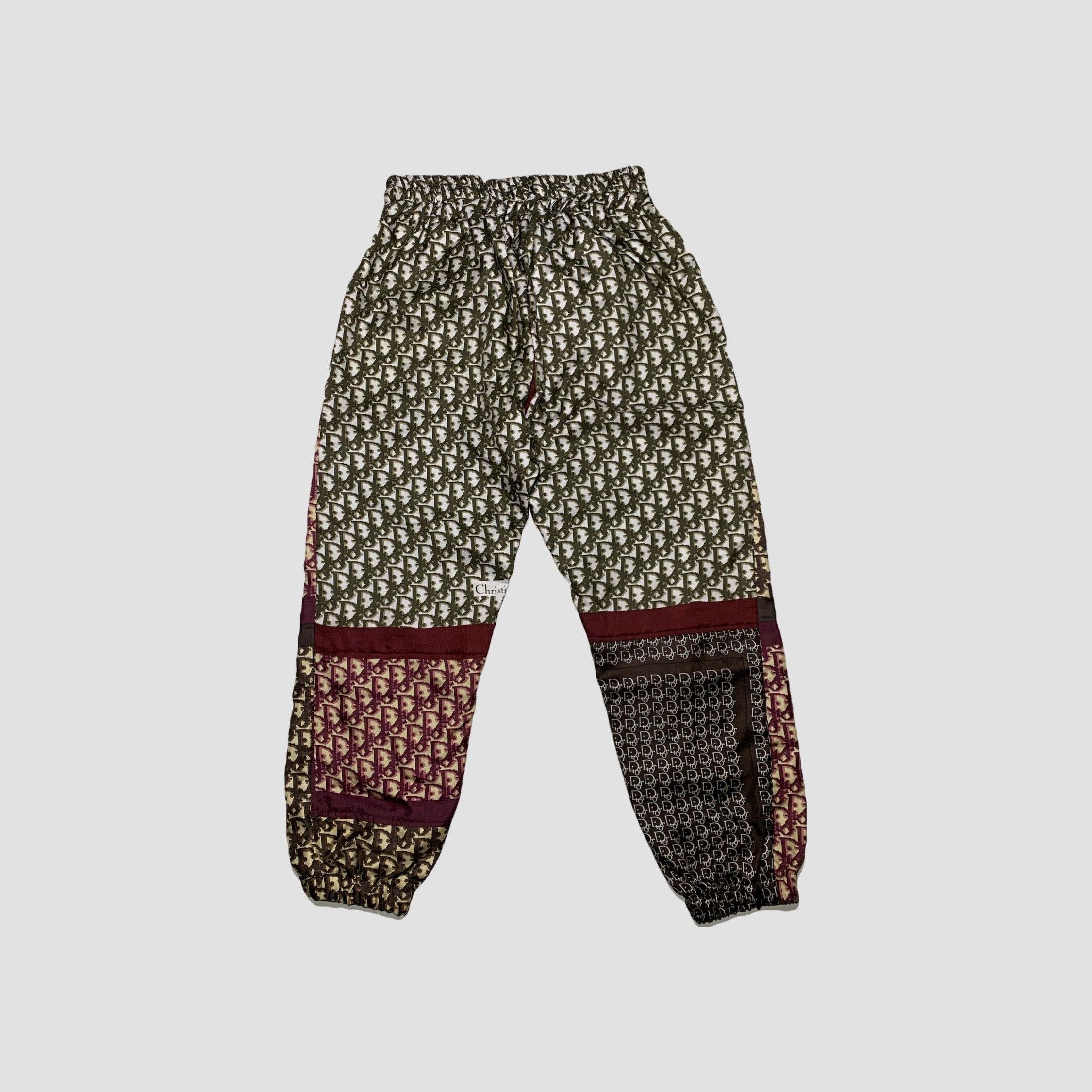 Custom Made Patchwork Monogram Joggers With Face Mask - Original Allure
