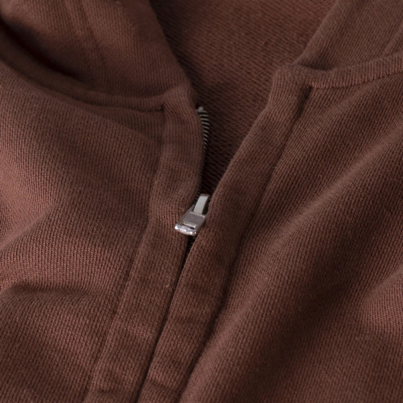 Vintage Brown Oversized Zipped Hoodie Original Allure