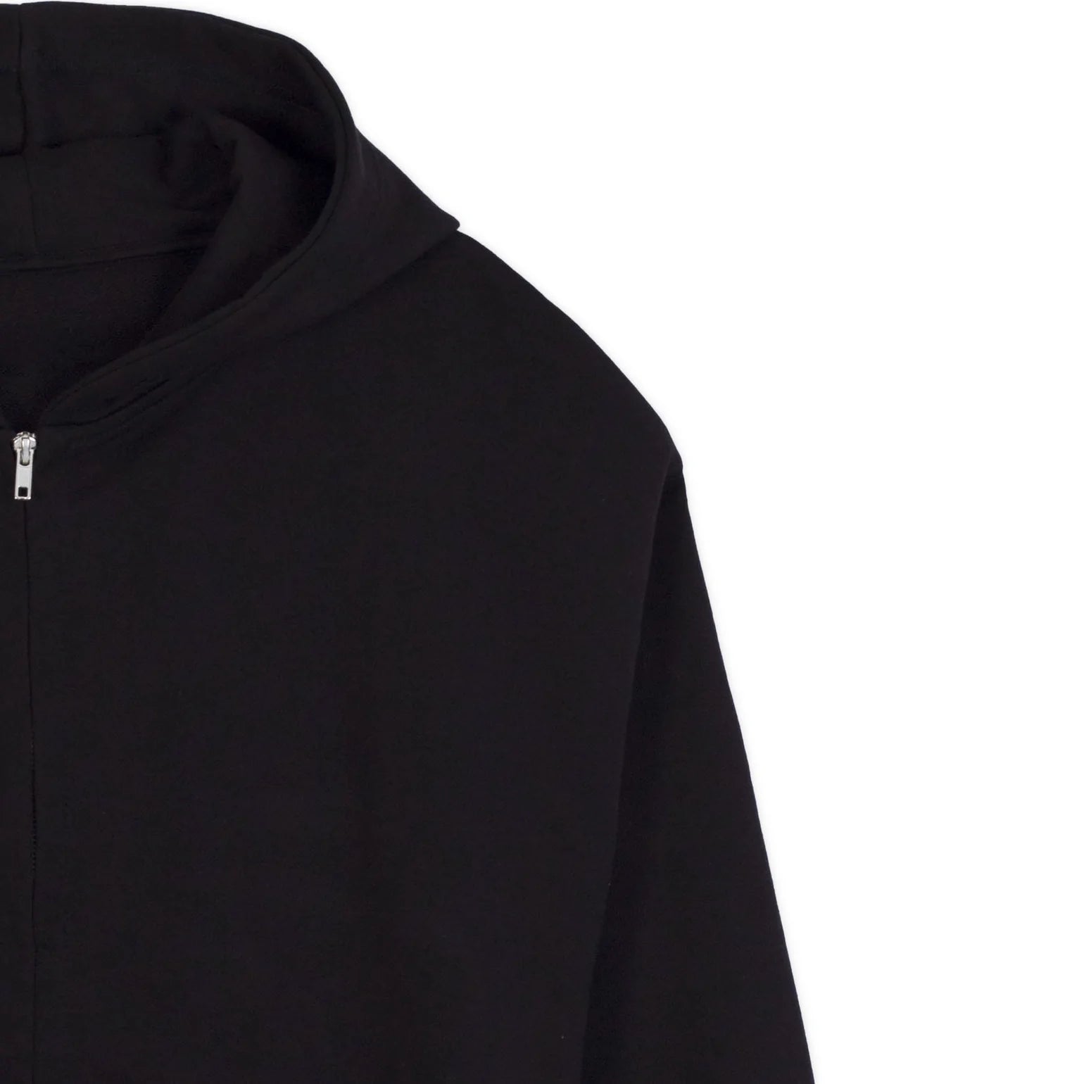 Black Oversized Zipped Hoodie Original Allure
