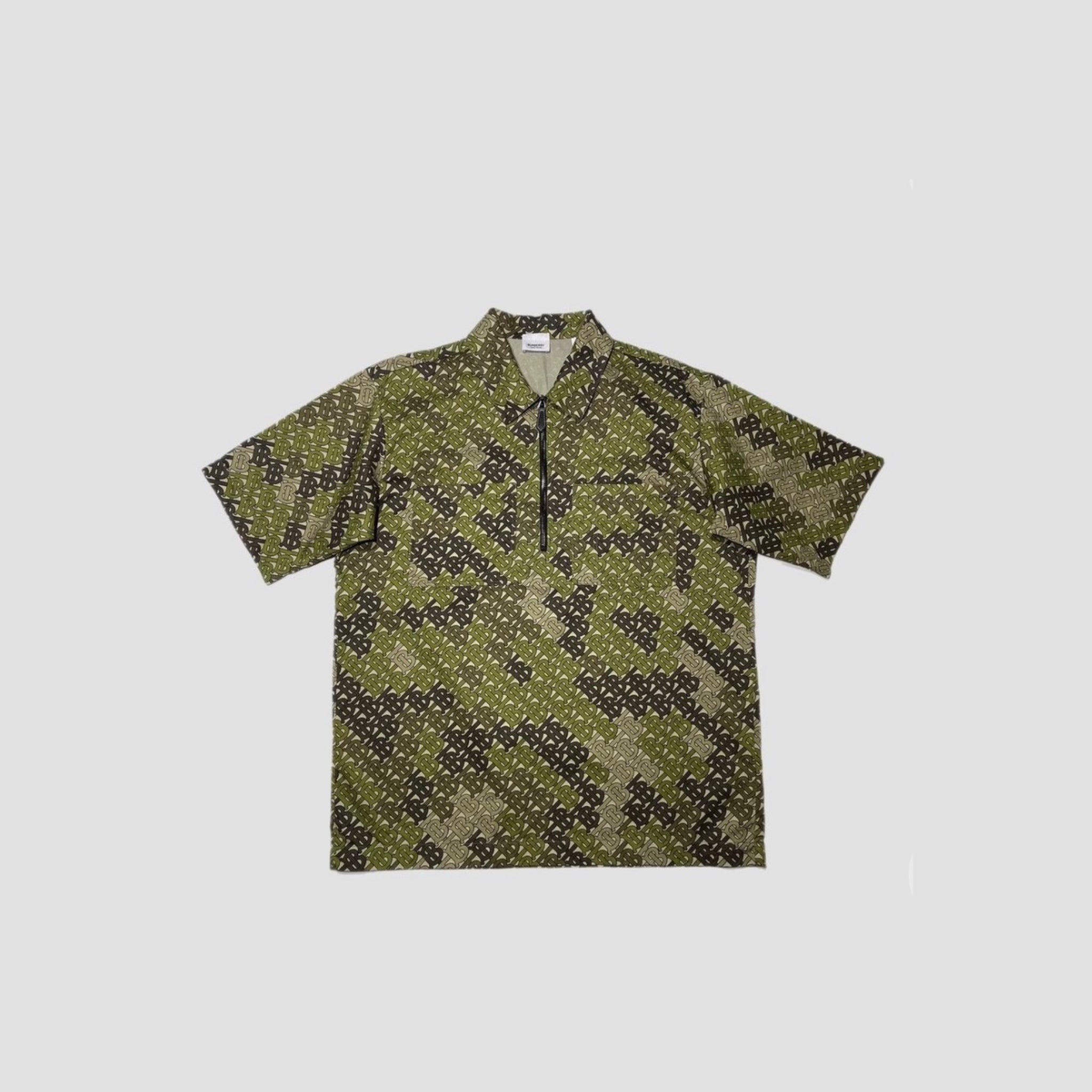 Burberry TB Monogram Camouflage Shirt Original Allure