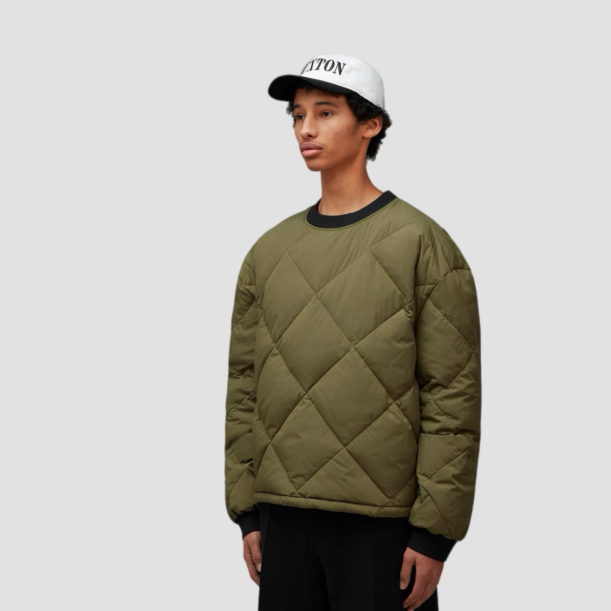 Cole Buxton Quilted Crewneck Sweatshirt