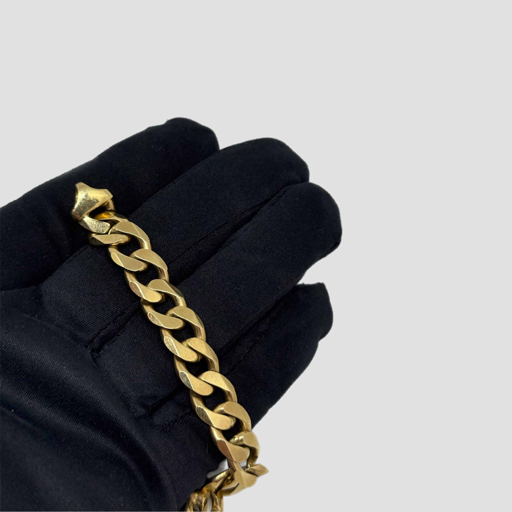 9ct Solid Chaps Curb Bracelet