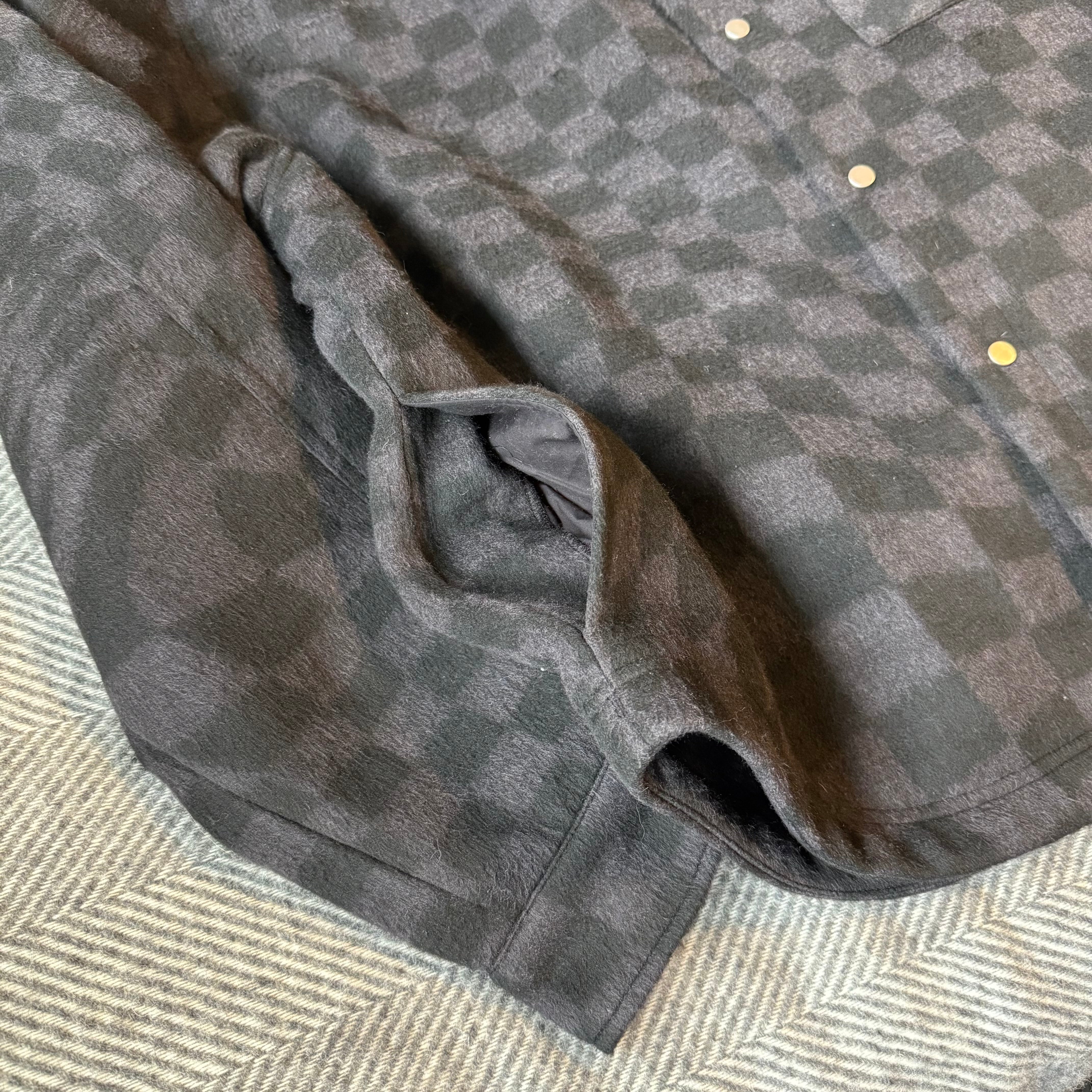 Represent X Belstaff Checkerboard Wool Overshirt/Jacket
