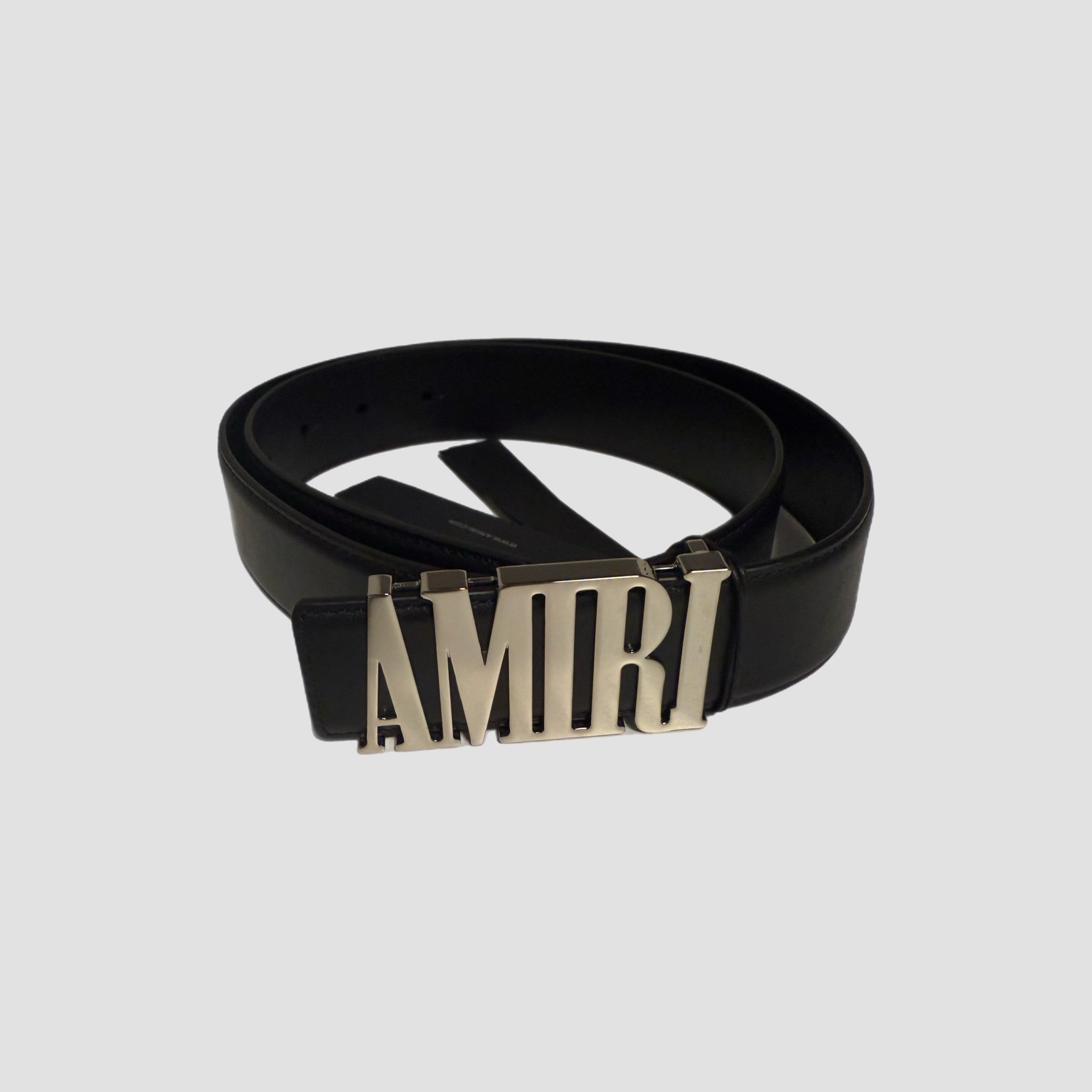 Amiri Nappa Logo Spell Out Belt