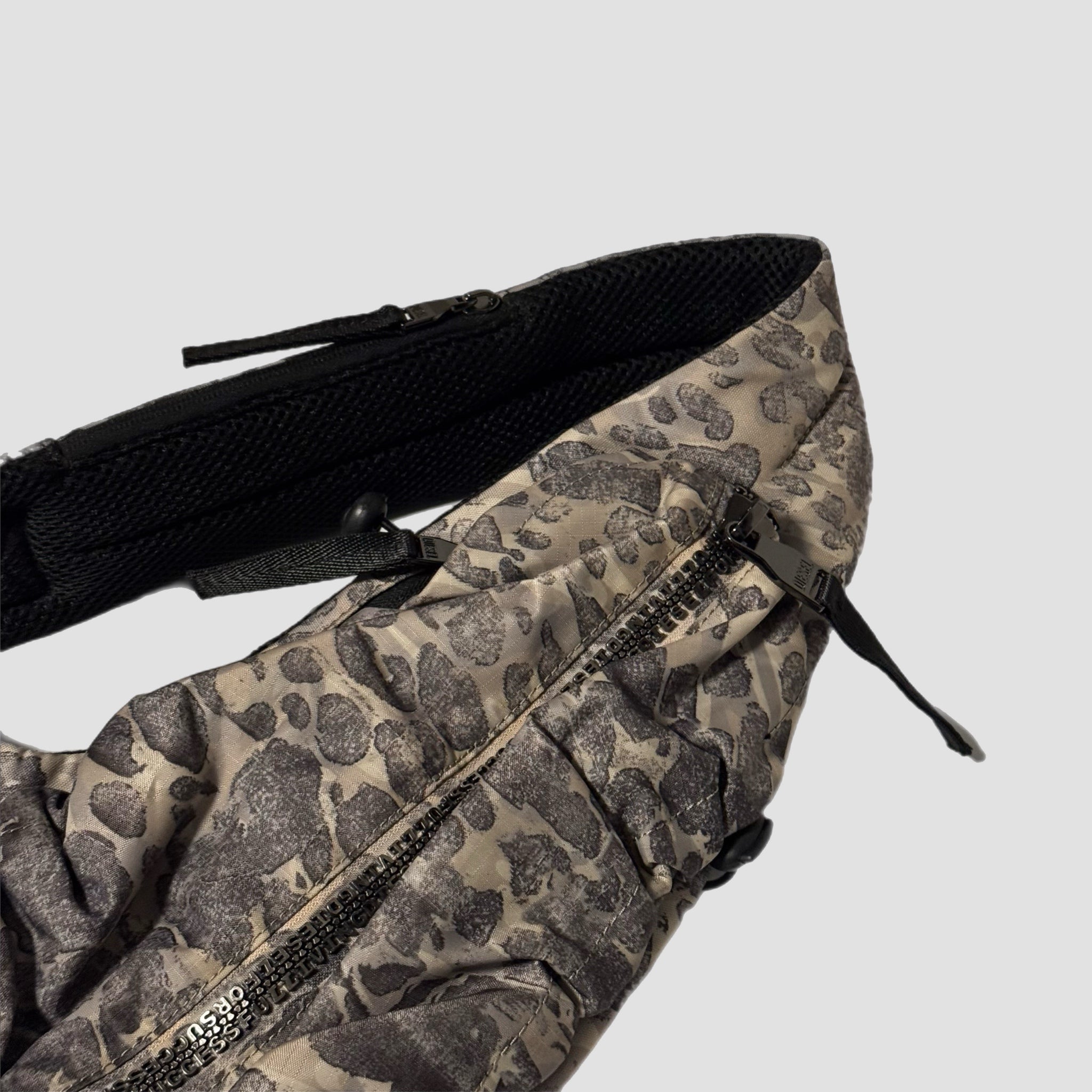 Diesel Zip-D Sling Backpack Incense Grey