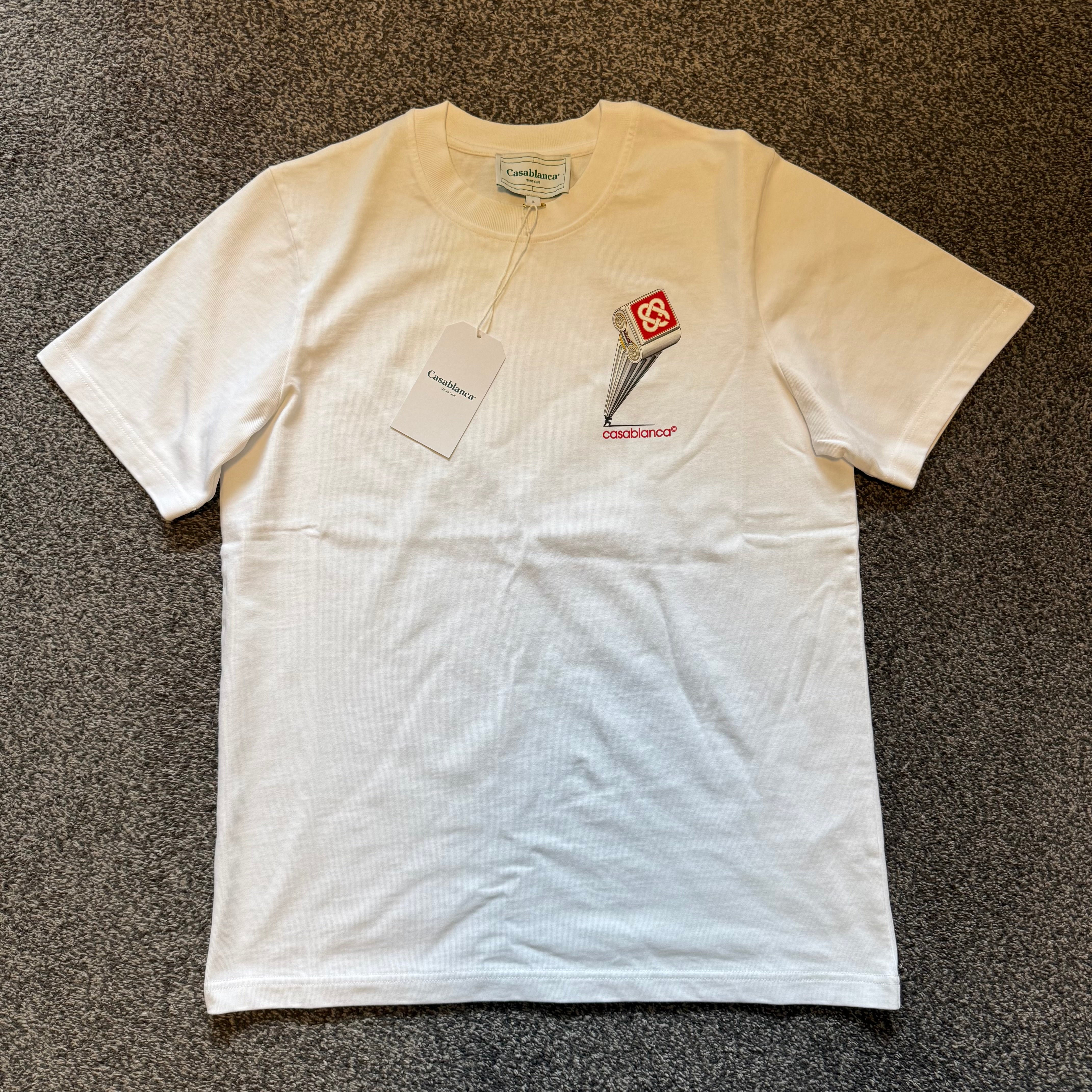 Casablanca Leaning Column Printed T Shirt