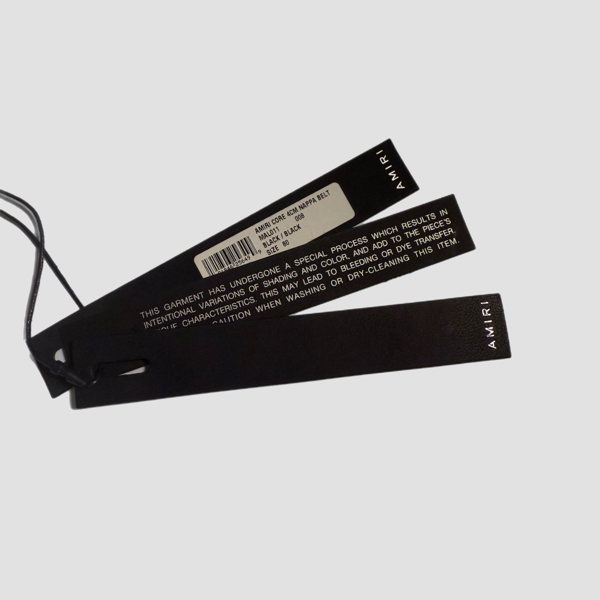 Amiri Nappa Logo Spell Out Belt