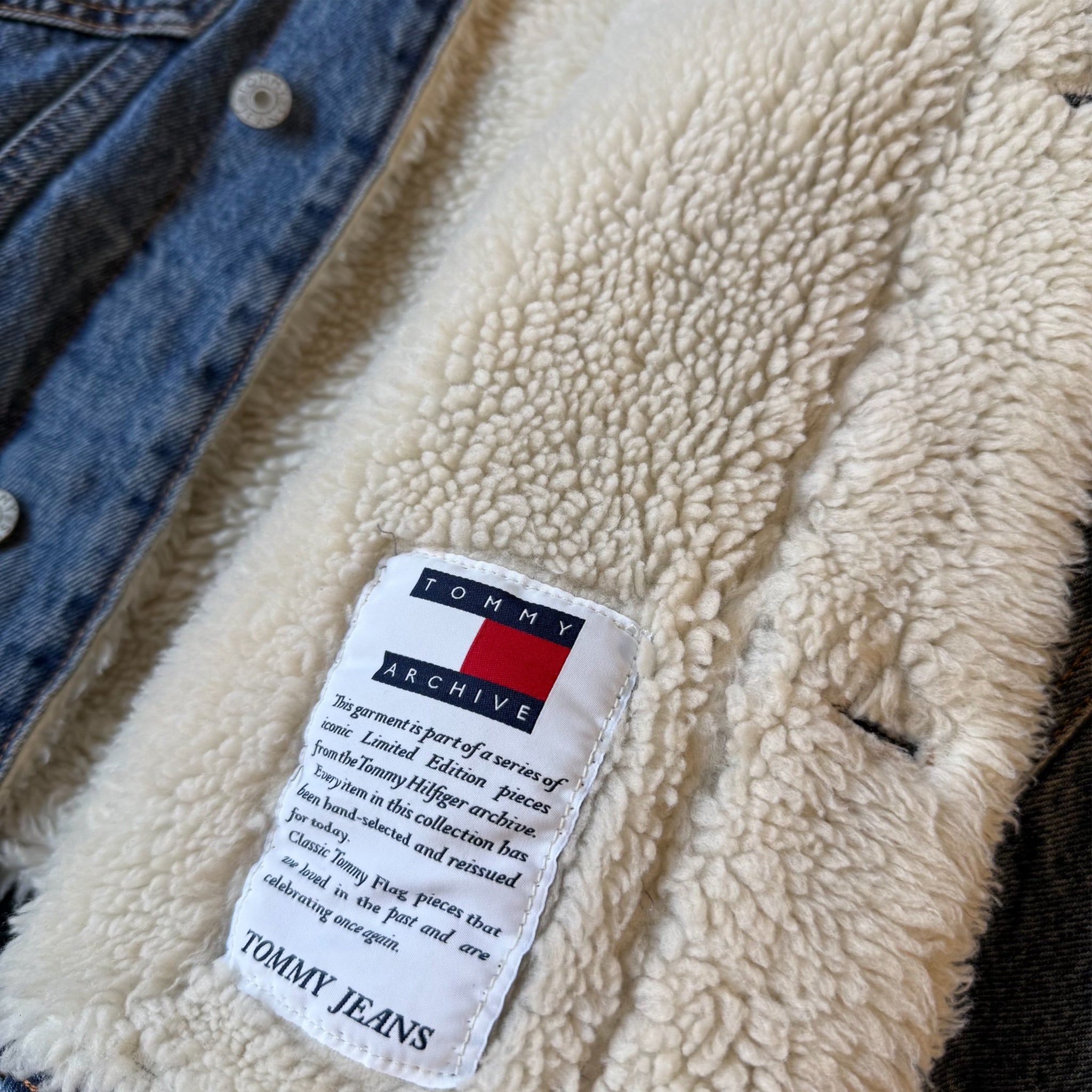 Tommy Jeans ‘Archivr’ Sherpa Denim Jacket