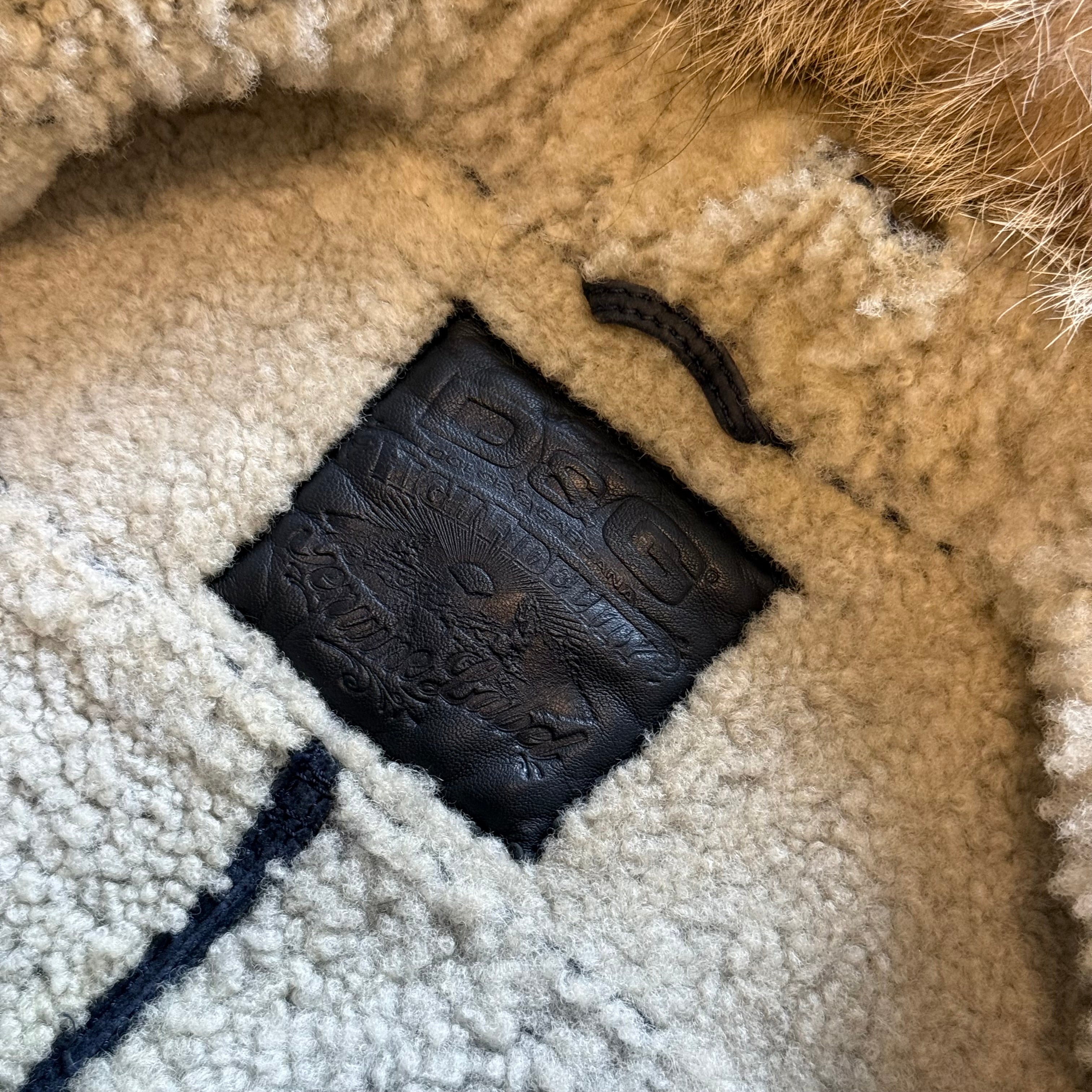 D&G Lambskin Suede Hooded Jacket