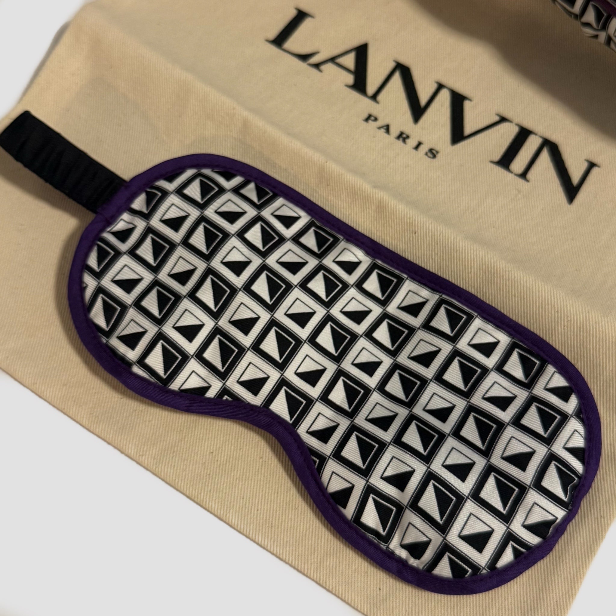 Lanvin X Future Silk Travel Kit Black