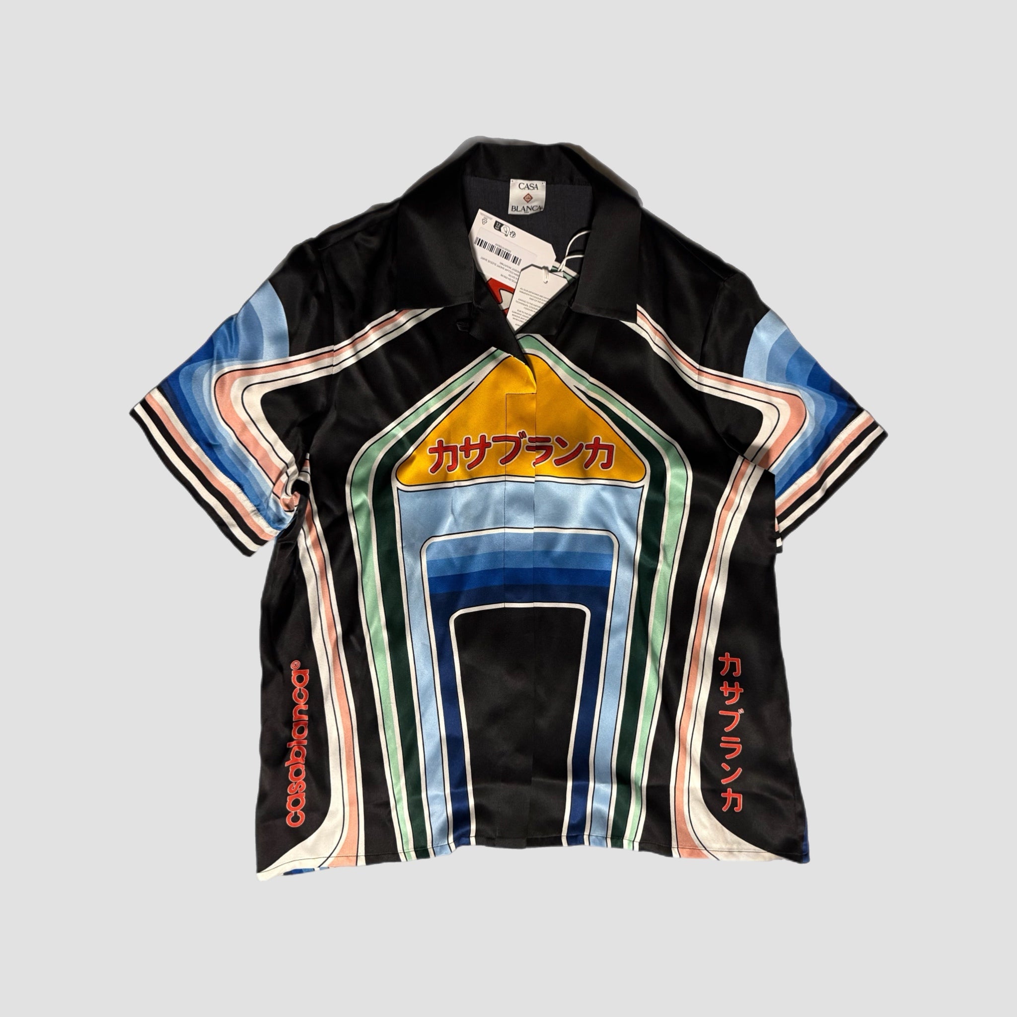 Casablanca Graphic Mountain Silk Shirt