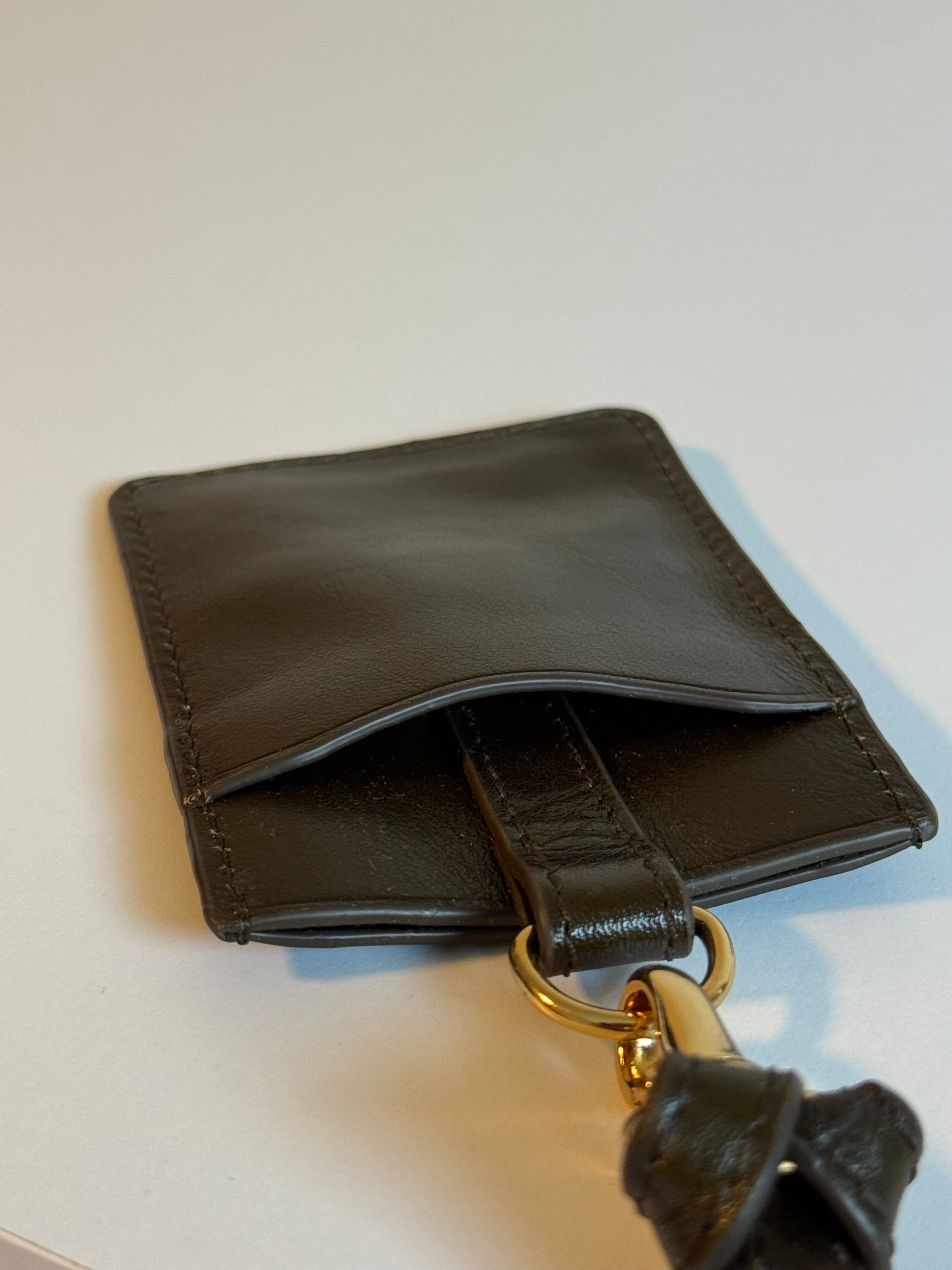 Aime Leon Dore Debossed Logo Leather Card Holder