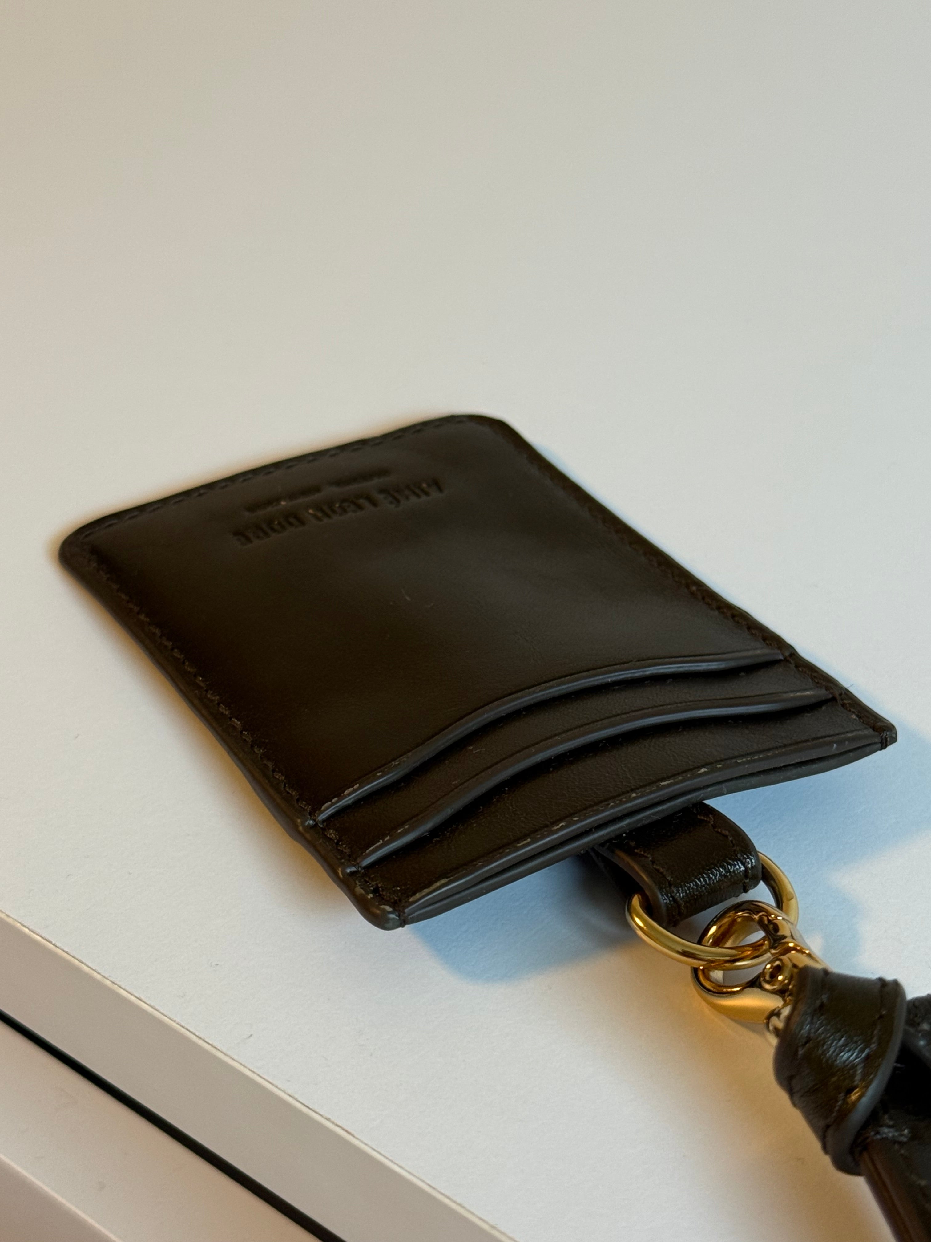 Aime Leon Dore Debossed Logo Leather Card Holder