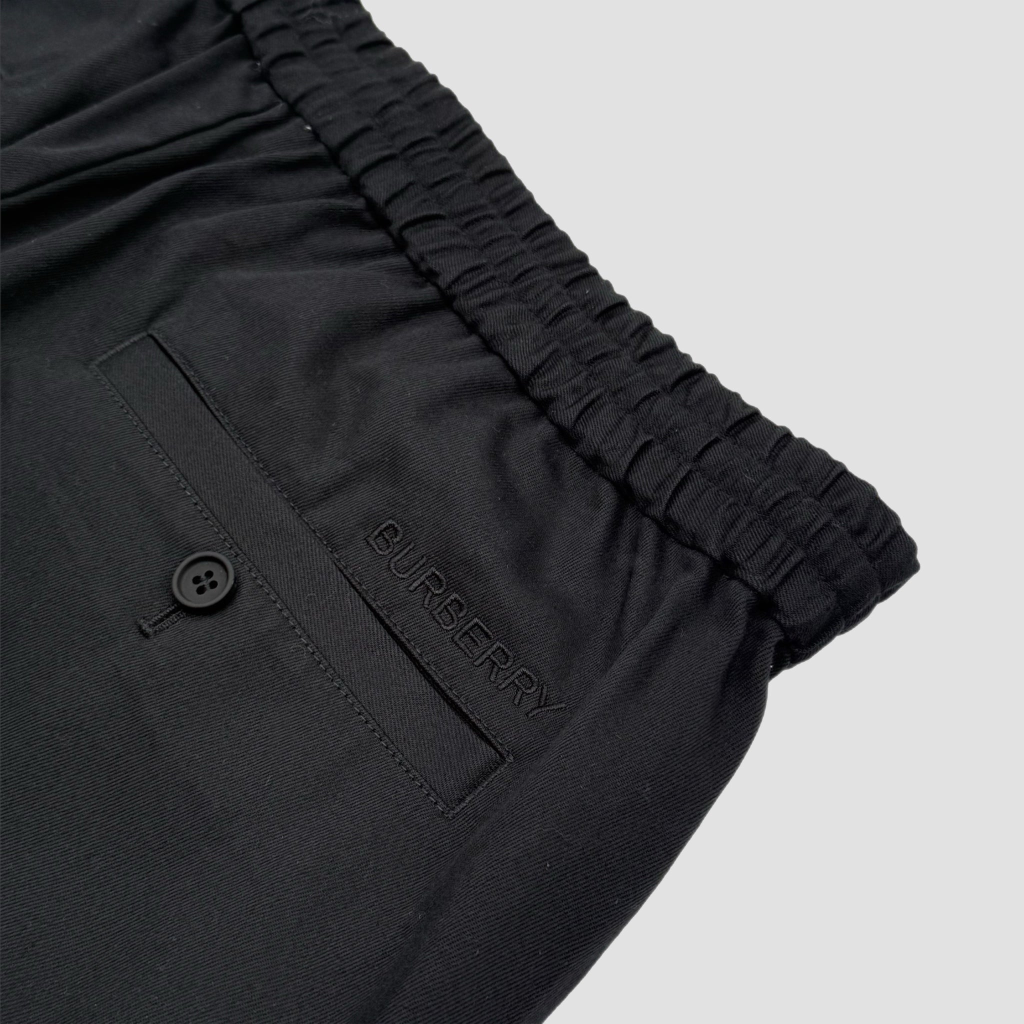 Burberry Logo Detail Cotton Cargo Shorts