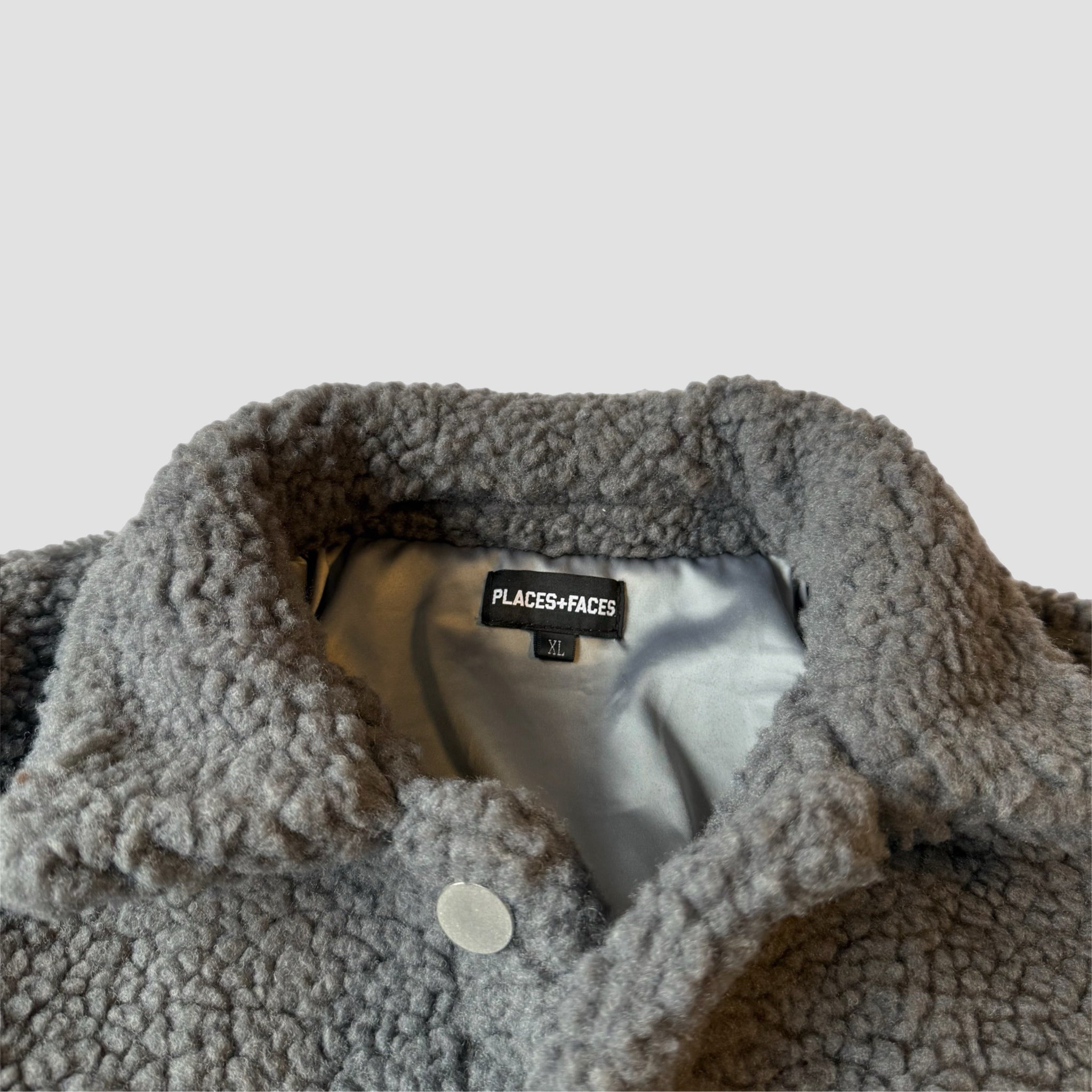 Places + Faces Sherpa Trucker Jacket