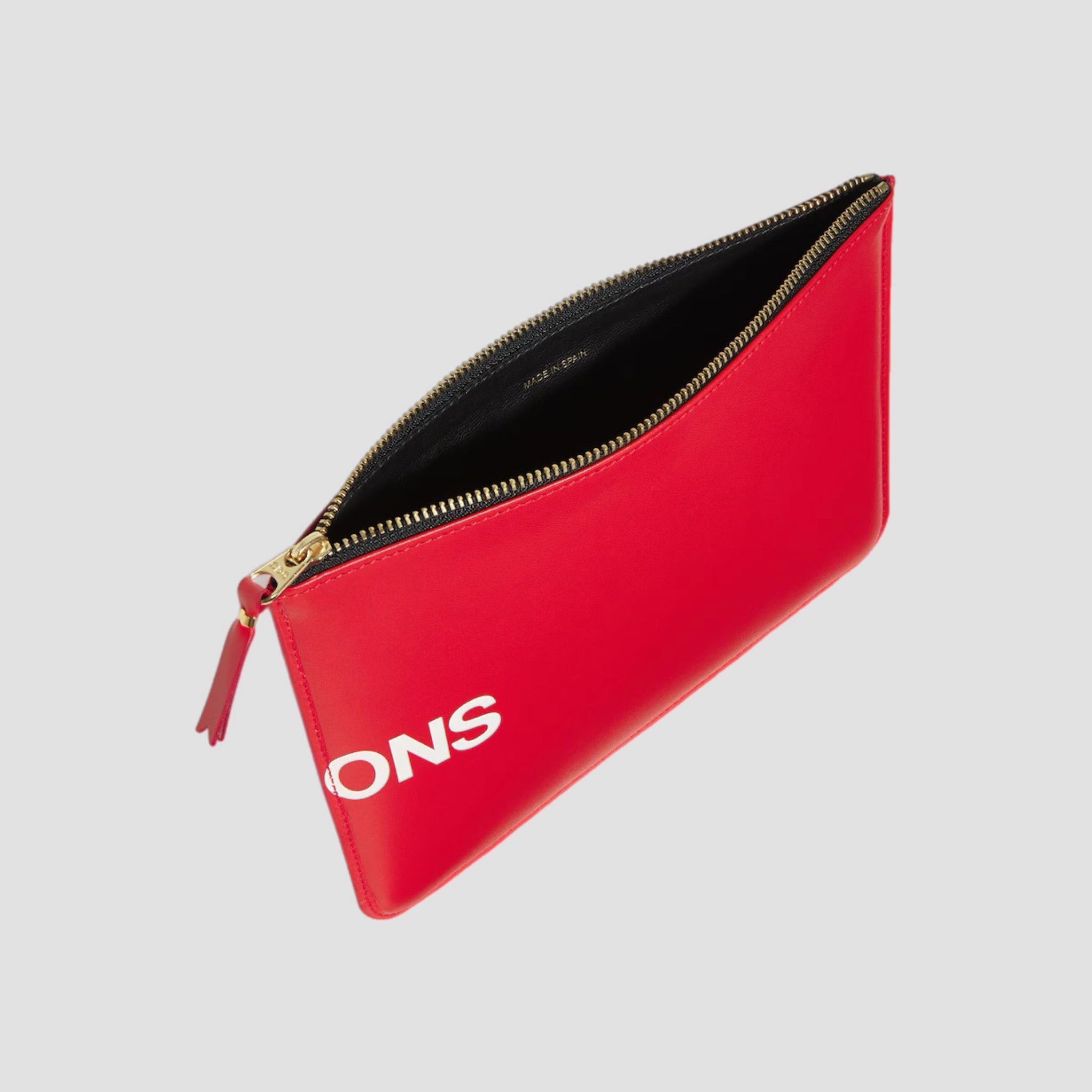 Comme Des Garcons CDG Large Leather Pouch Wallet