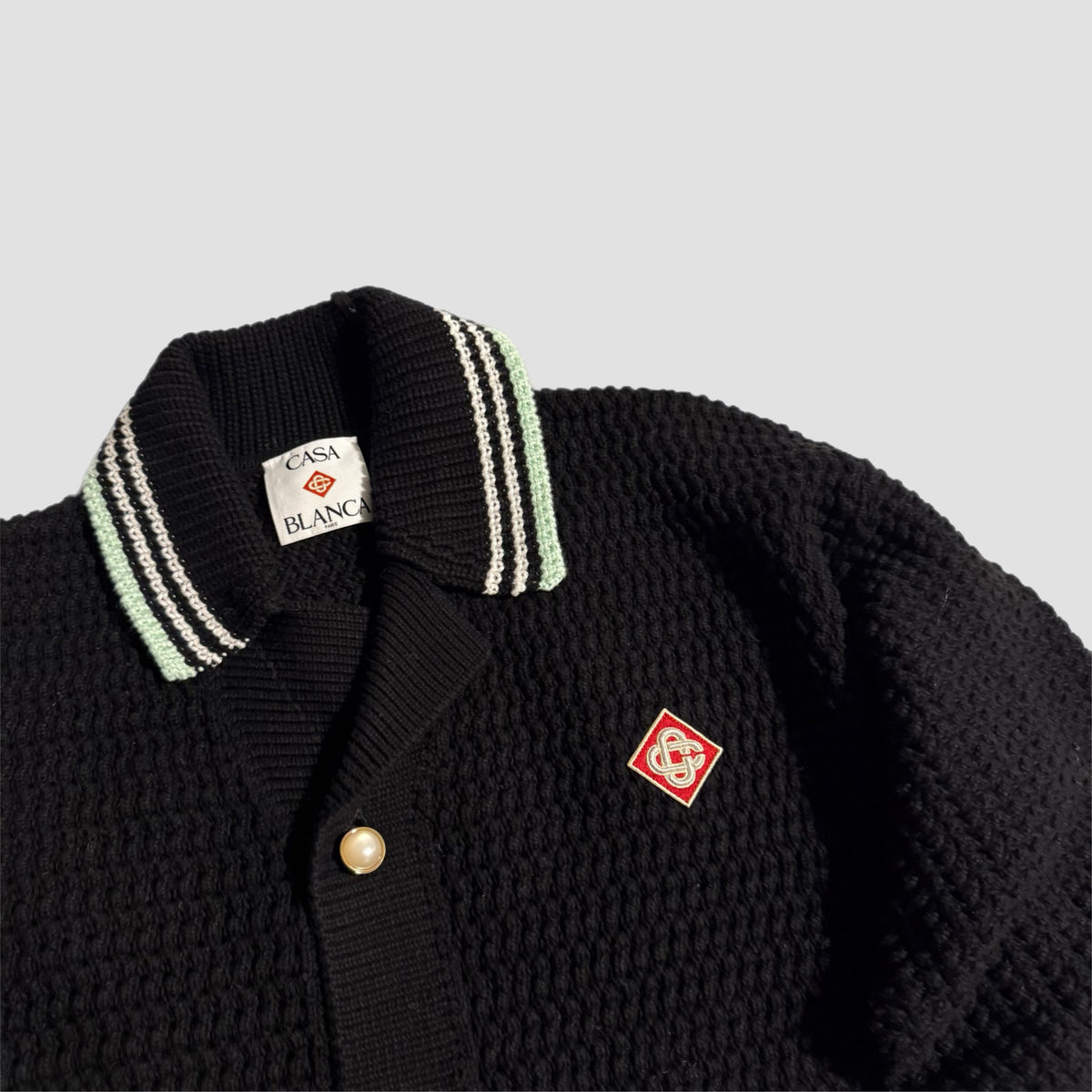 Casablanca Crochet LS Shirt