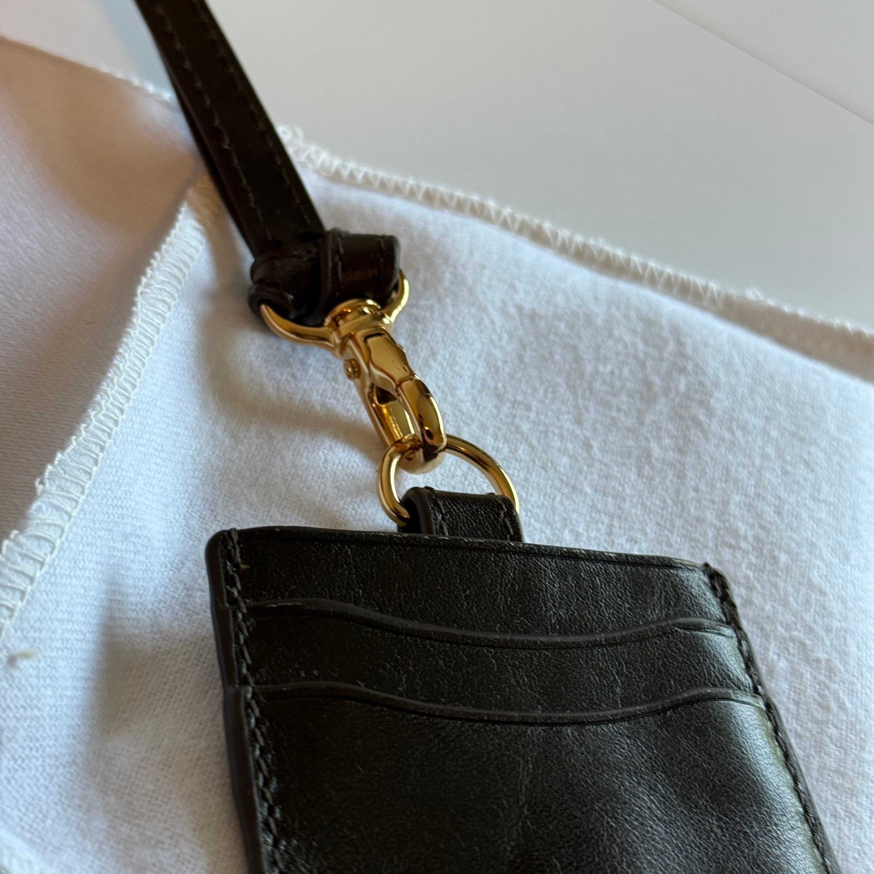 Aime Leon Dore Debossed Logo Leather Card Holder
