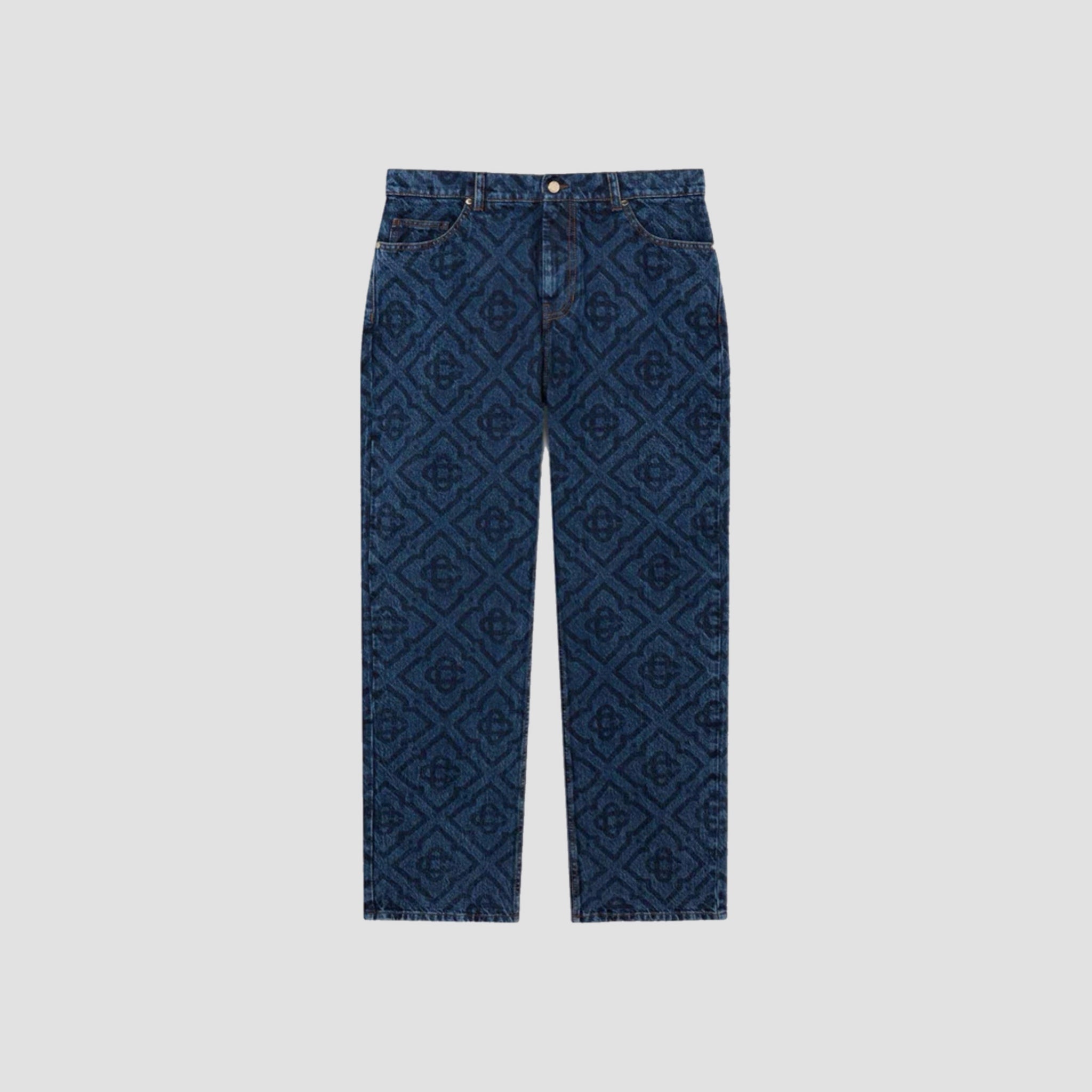 Casablanca Laser Monogran Denim Jeans