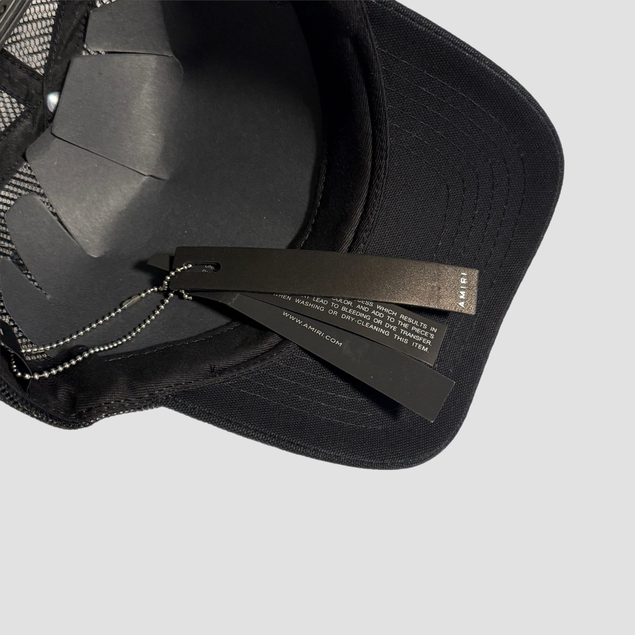 Amiri Records Wolf Logo Trucker Hat