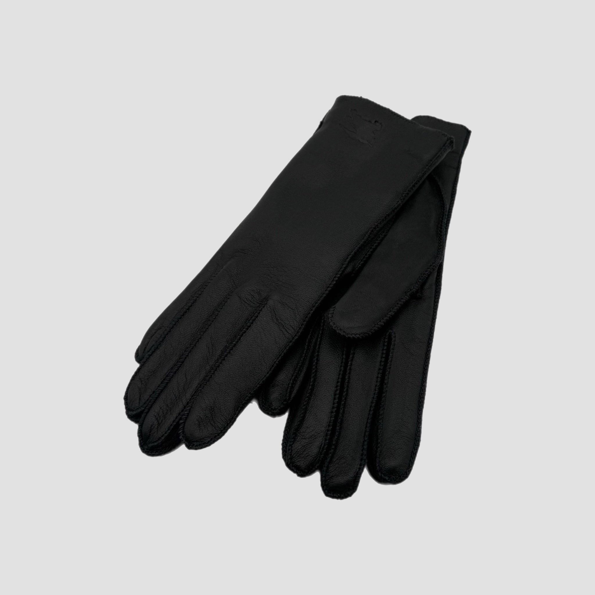 Burberry EKD Smooth Grain Leather Gloves
