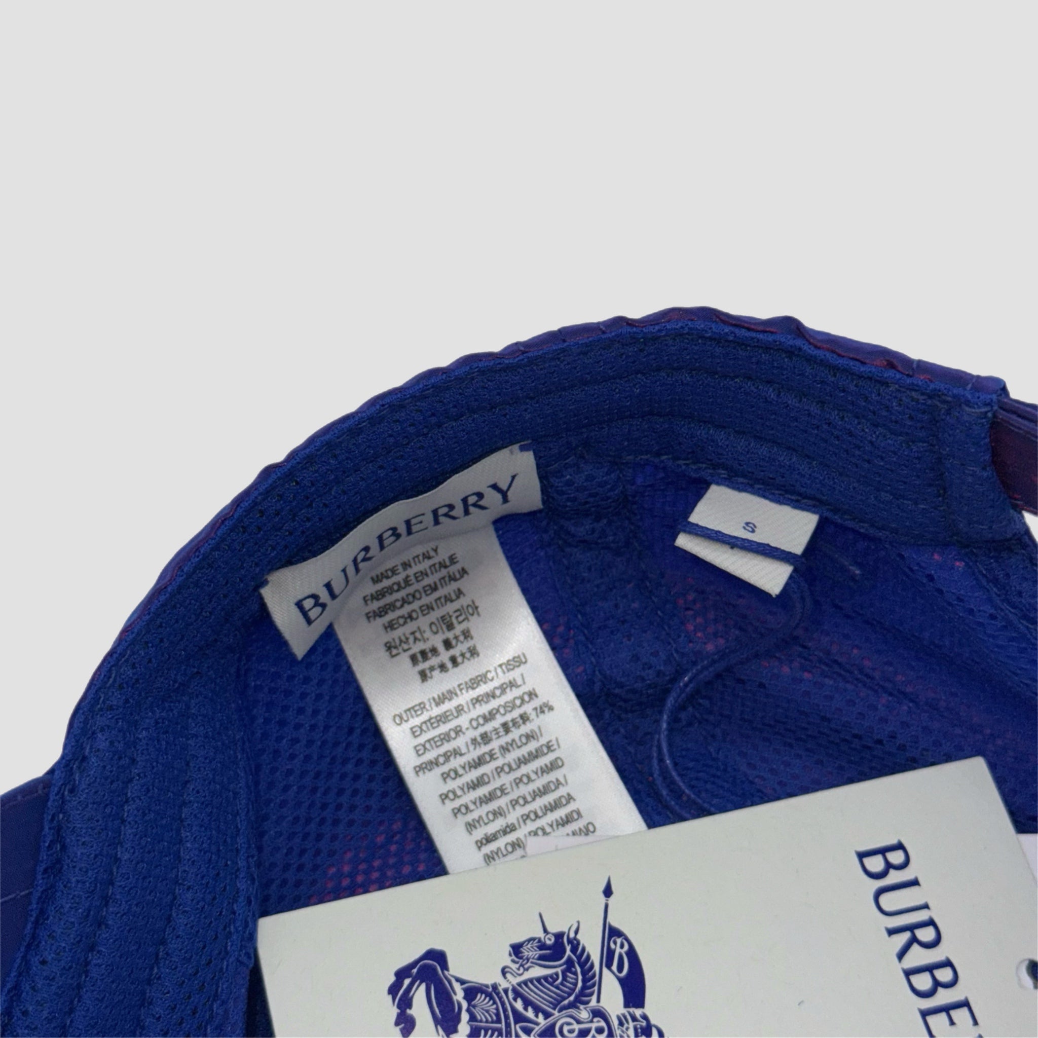 Burberry Nylon Blend Baseball Cap
