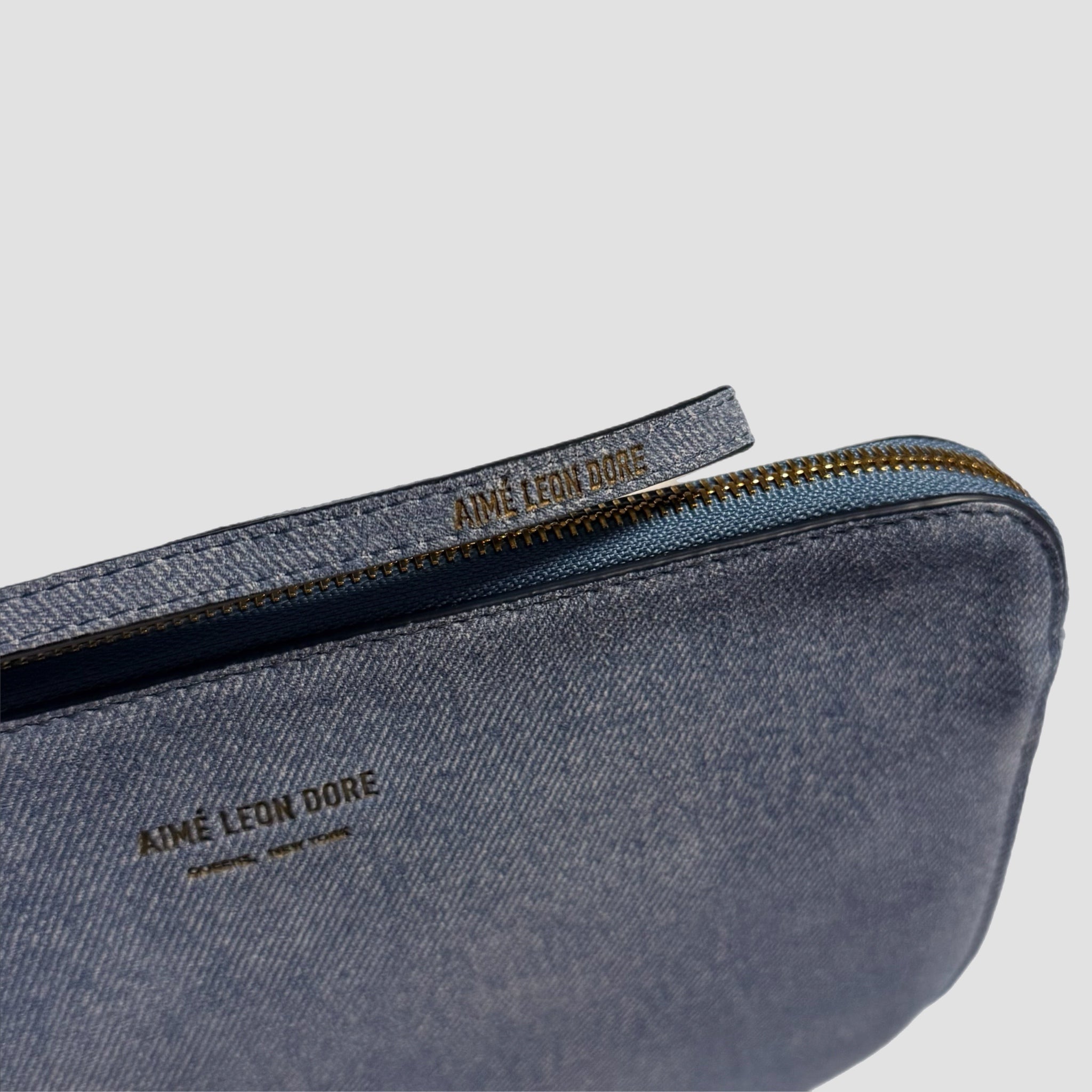 Aime Leon Dore Printed Pouch Light Wash Blue