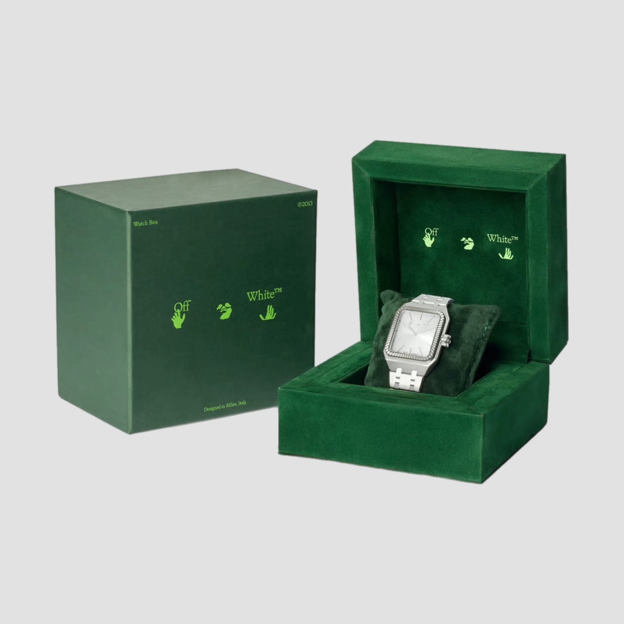 Off-White OW-02 Square Frame Quartz Watch