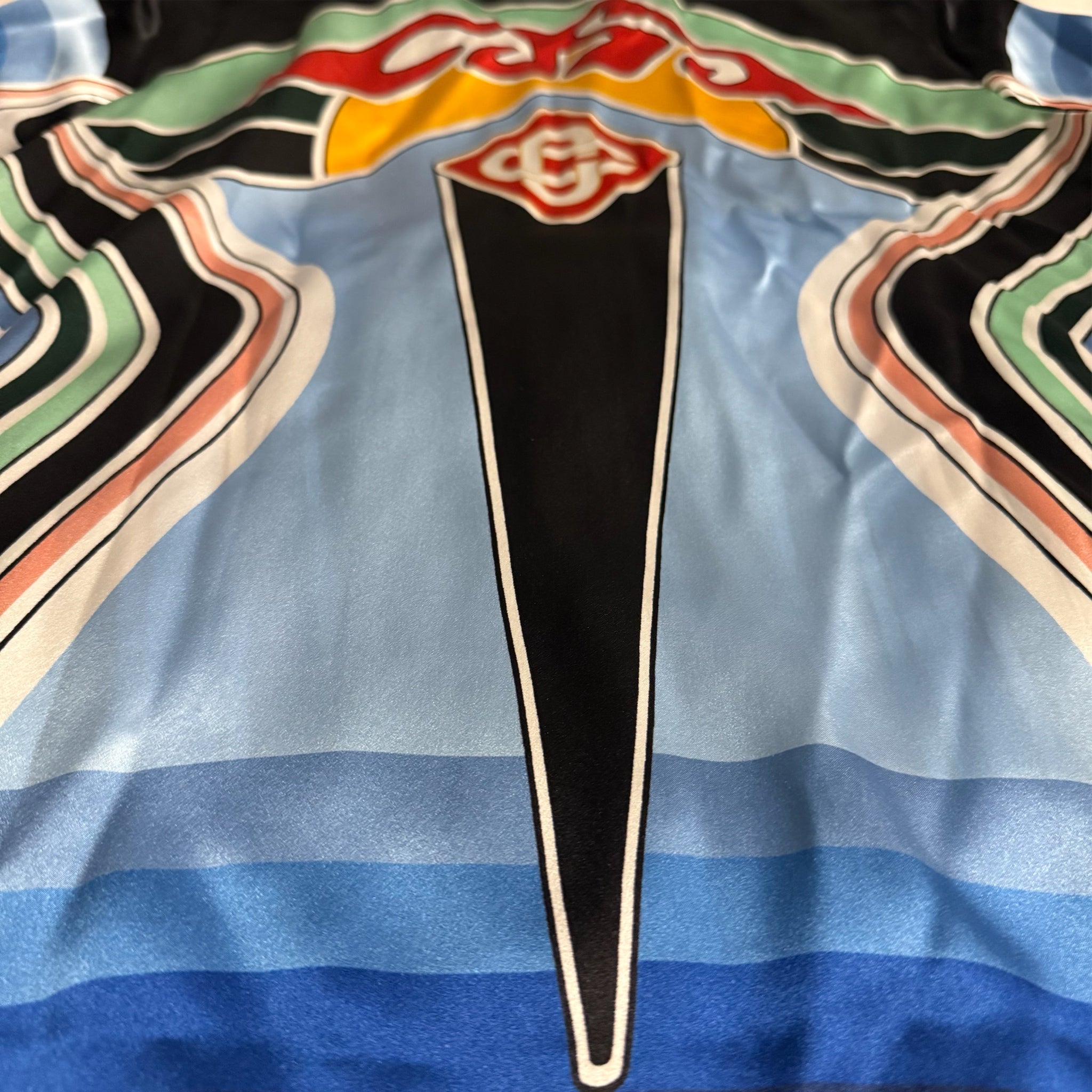 Casablanca Graphic Mountain Silk Shirt