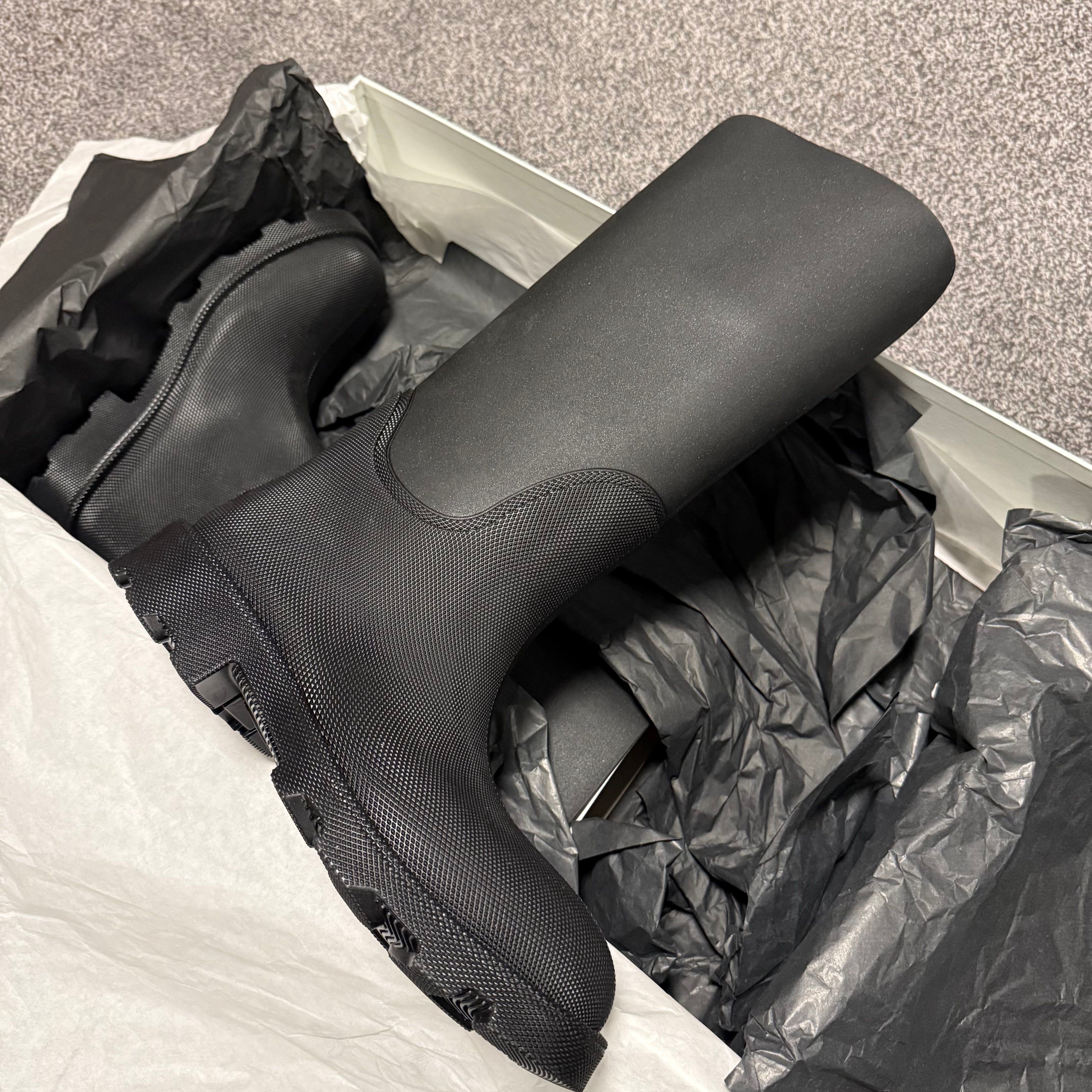 Burberry Rubber Marsh High Boots Black