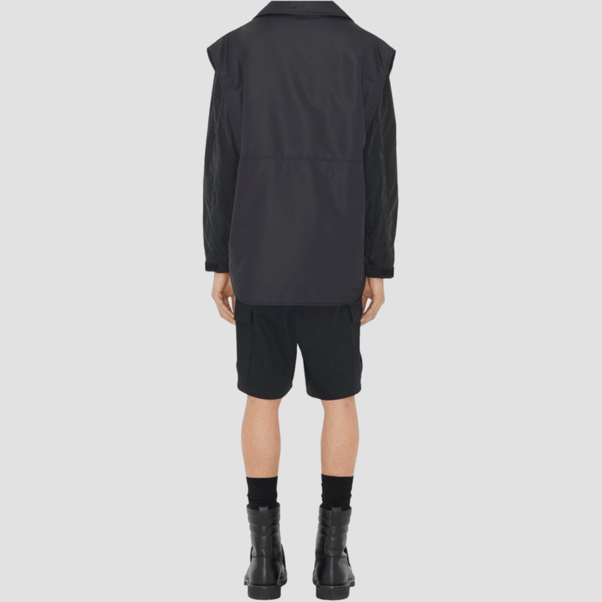 Burberry Logo Detail Cotton Cargo Shorts