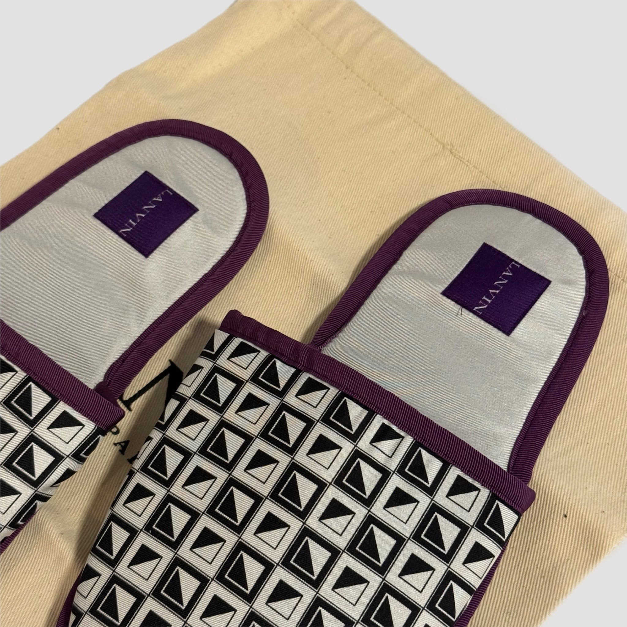 Lanvin X Future Silk Travel Kit Black