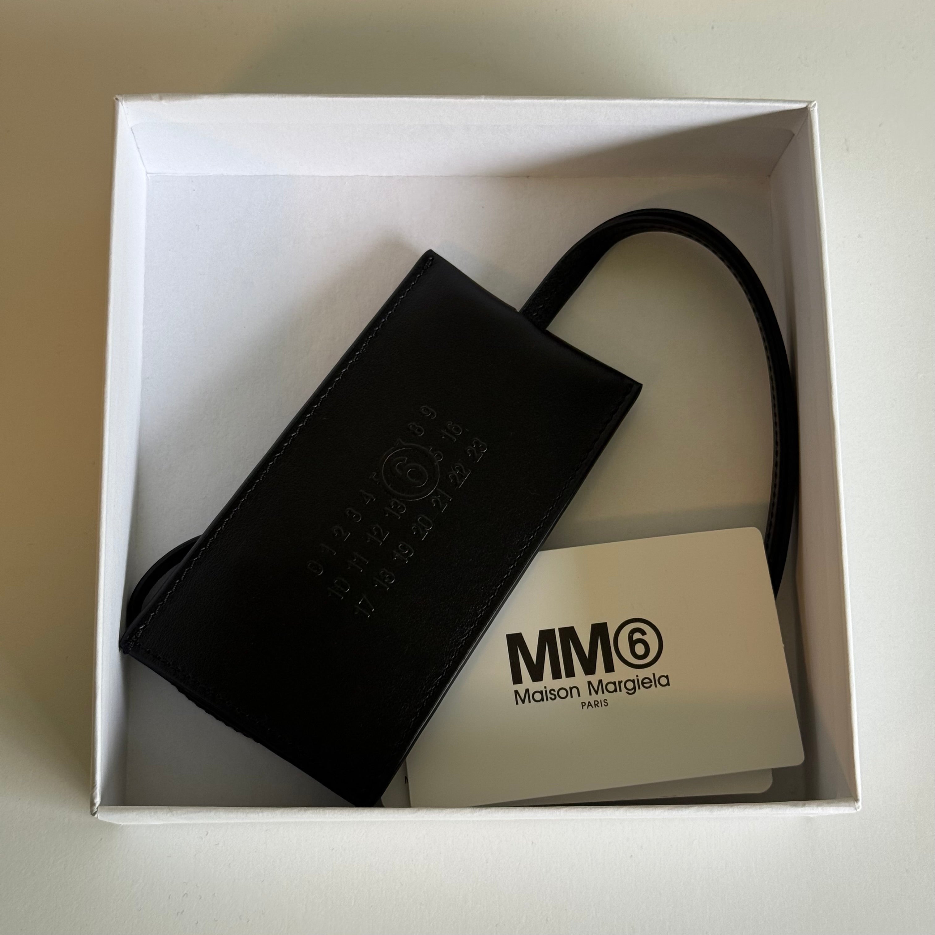 MM6 Maison Margiela Leather Key Tag Holder