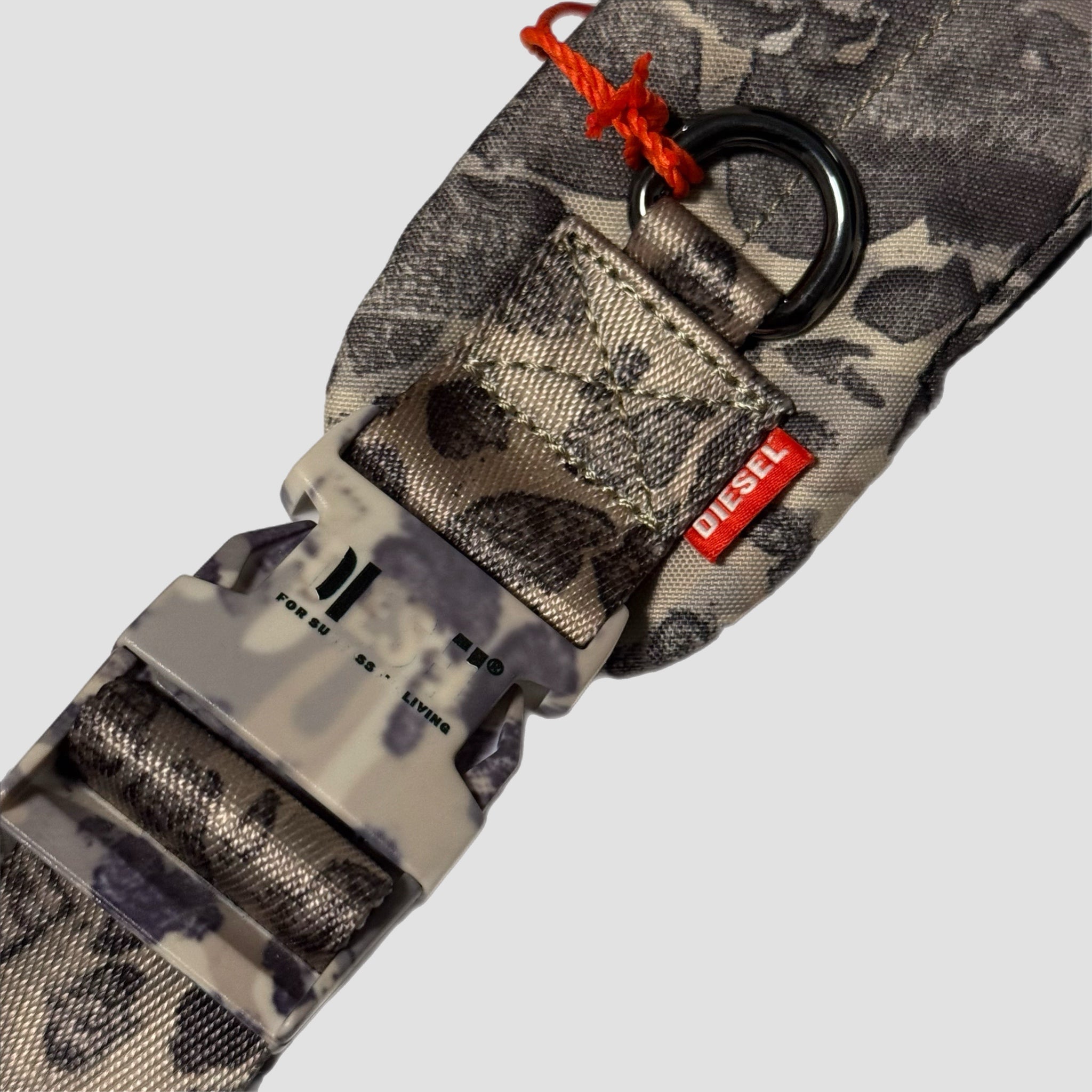 Diesel Zip-D Sling Backpack Incense Grey