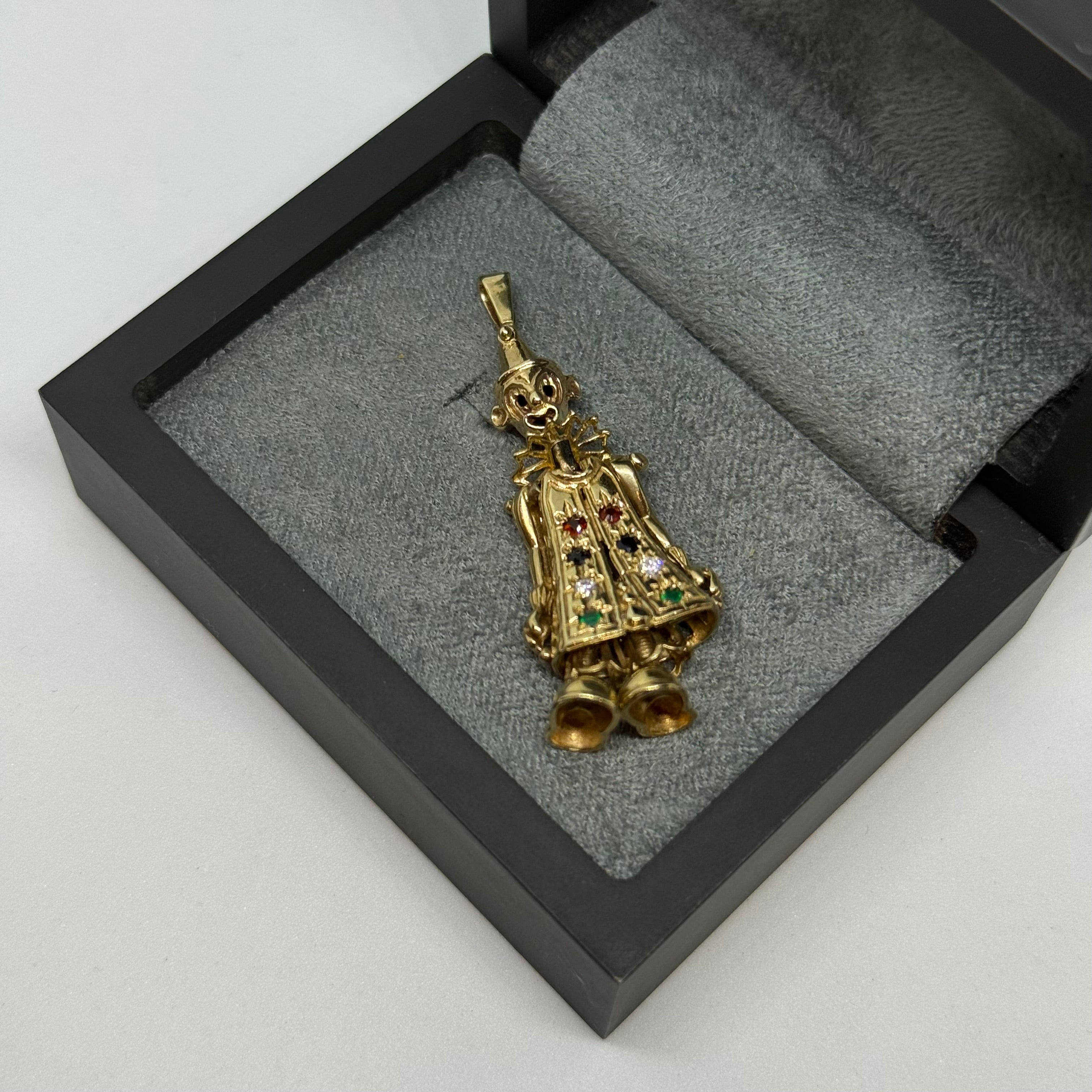 9ct Clown Pendant Charm