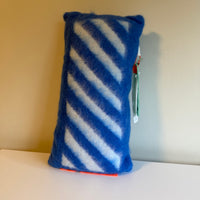 Off-White Pillow Blue White