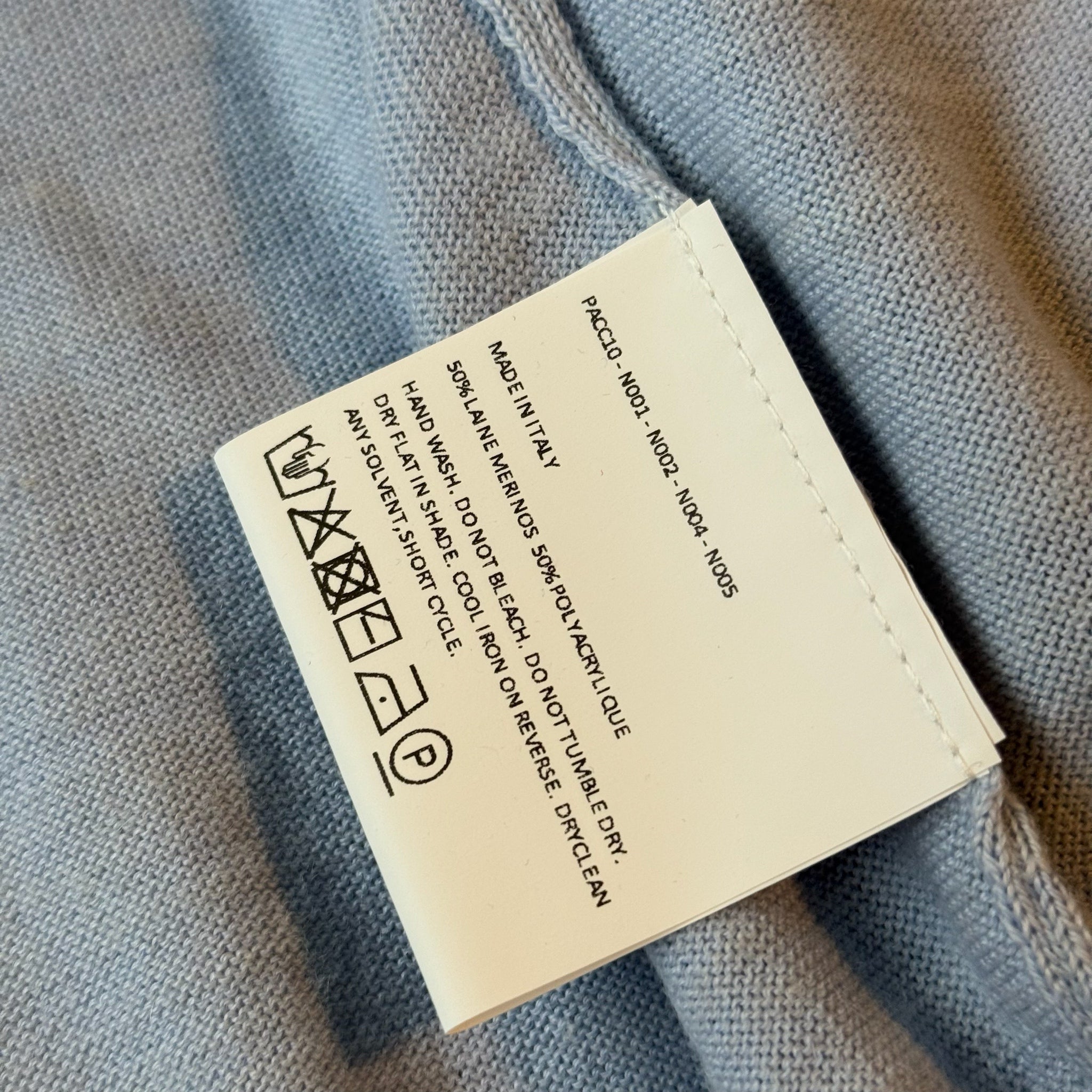 Paccbet Zipped Merino Wool Cardigan