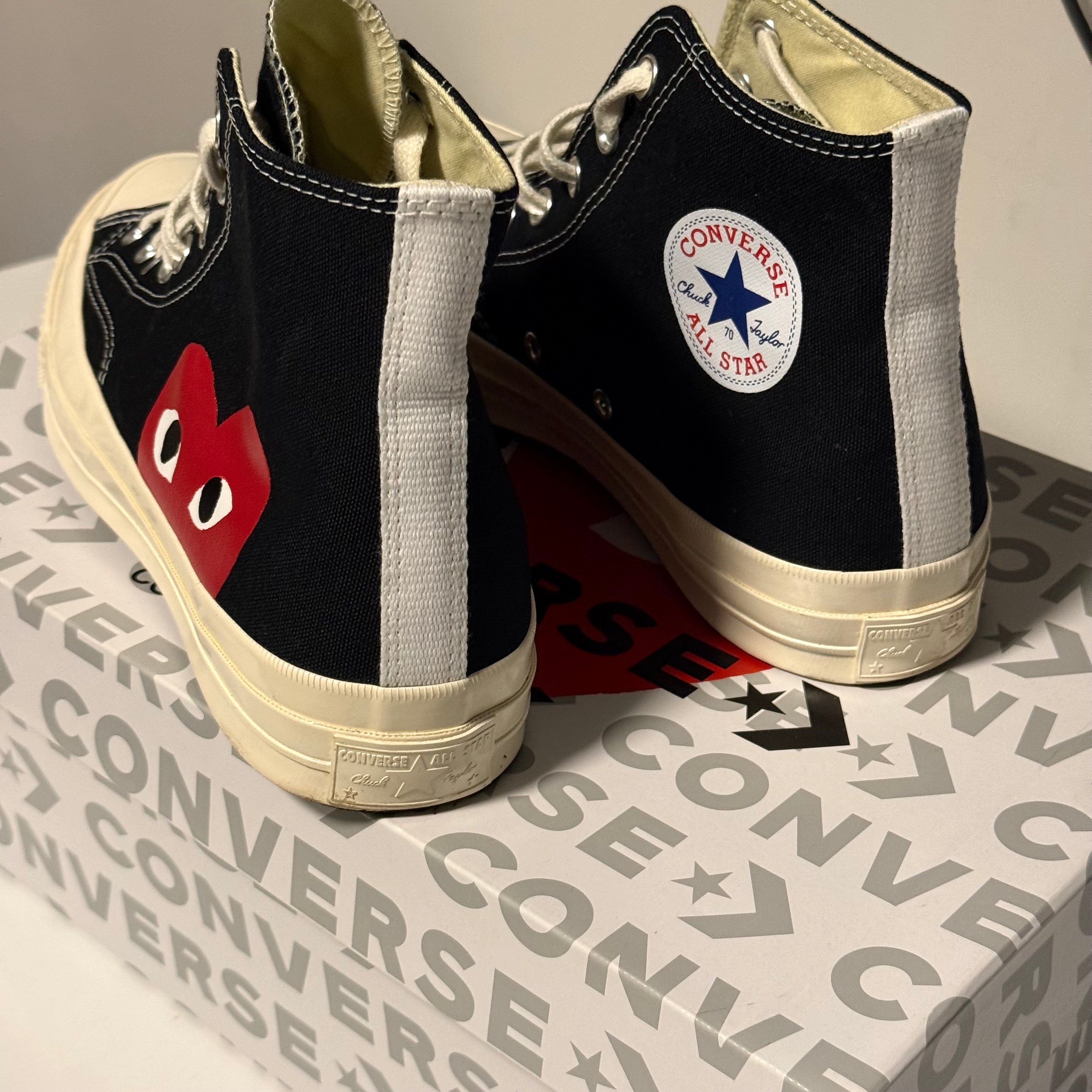 Converse Chuck Taylor Hi x CDG Comme des Garcons Black Sneakers