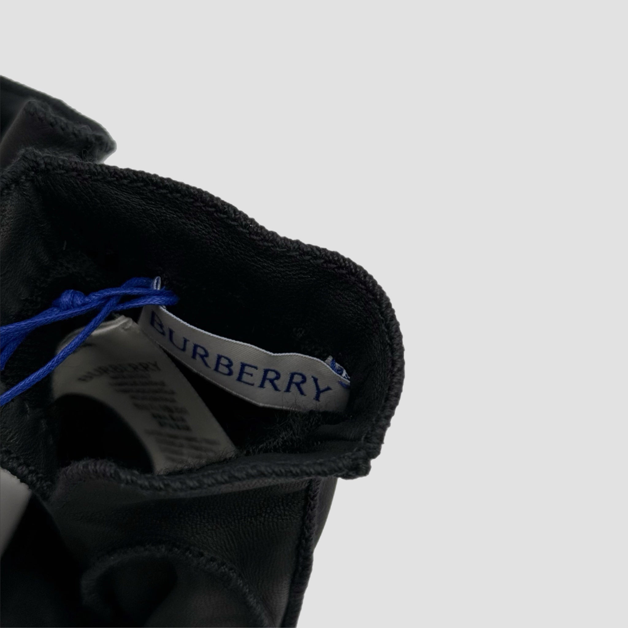 Burberry EKD Smooth Grain Leather Gloves