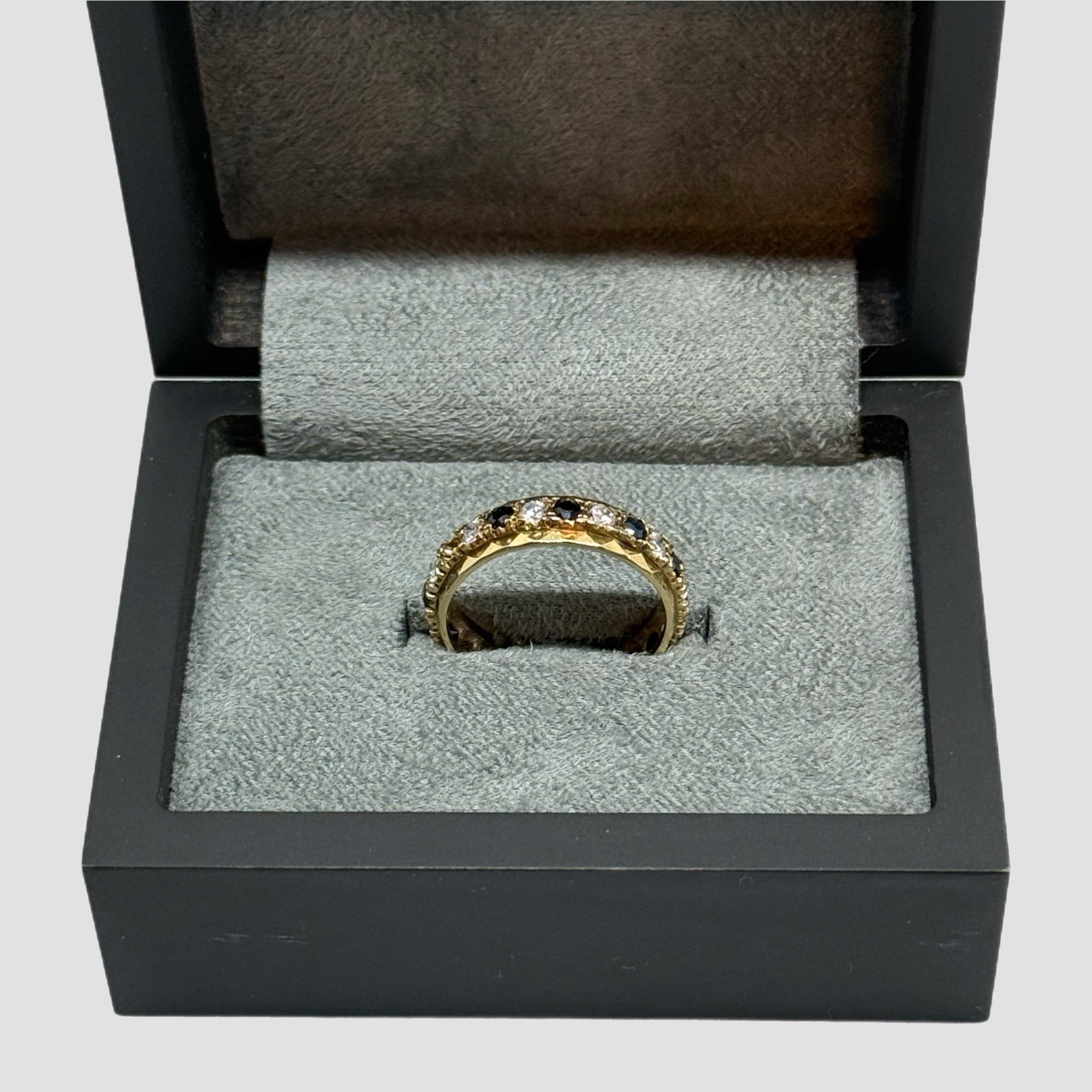 9ct Sapphire CZ Full Eternity Ring