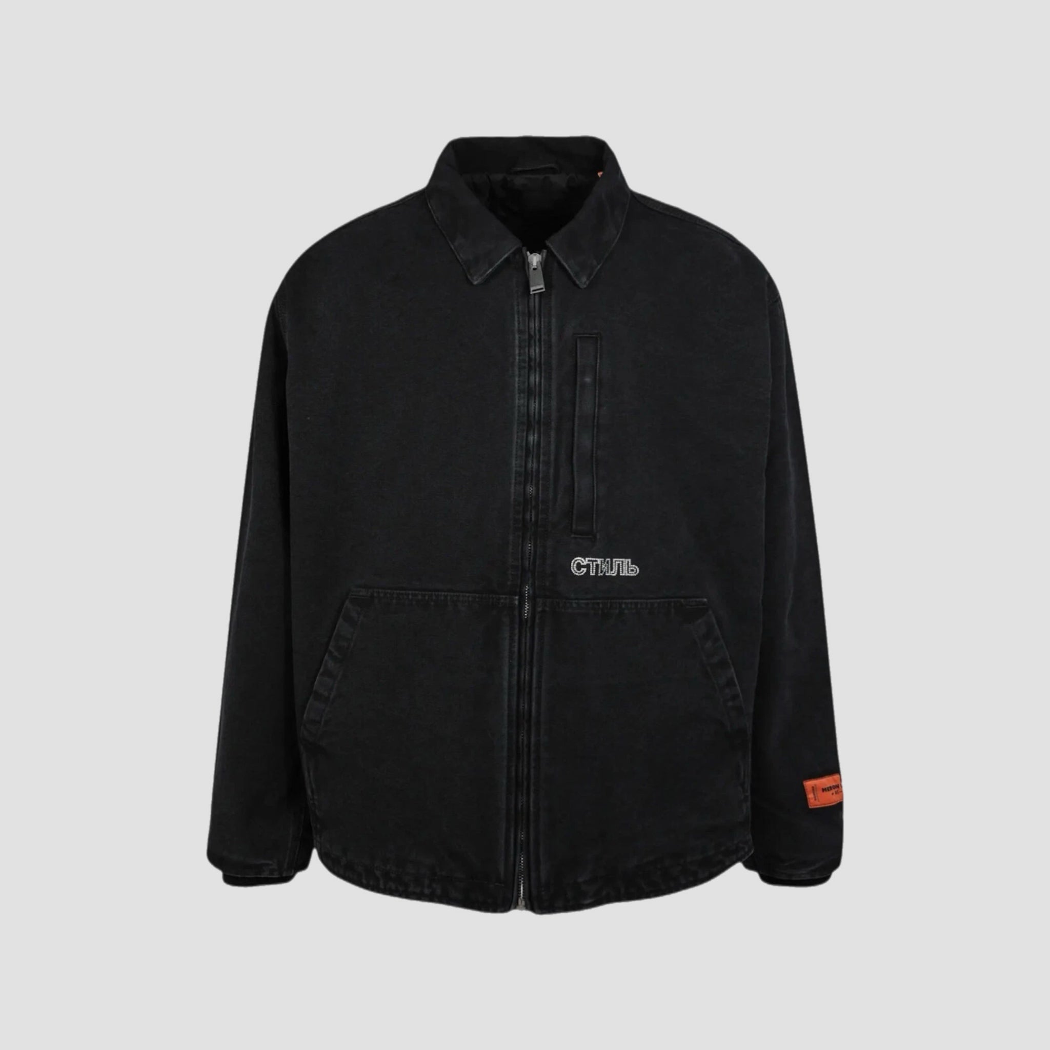 Heron Preston CTNMB Canvas Padded Trucker Jacket